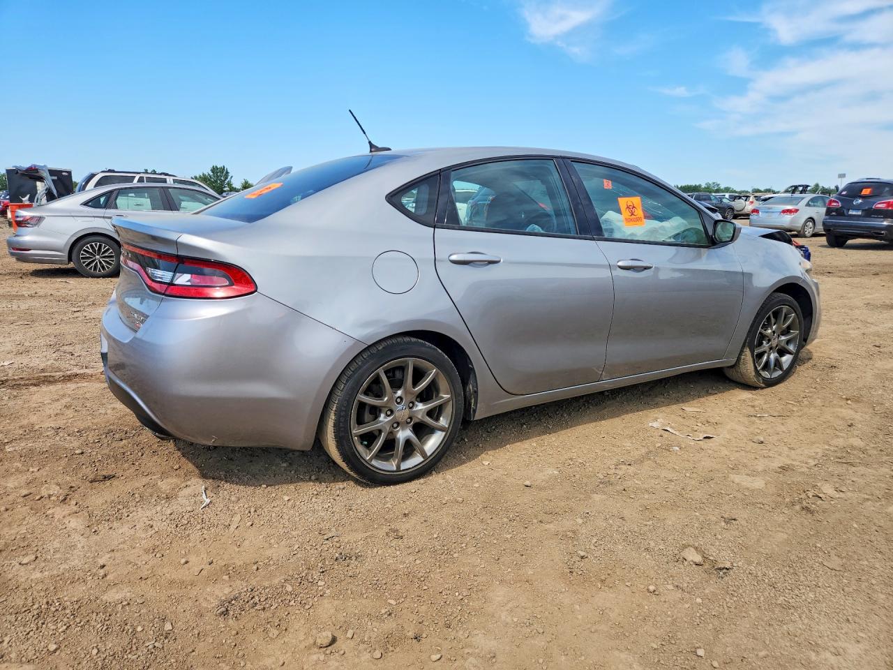 2014 Dodge Dart Sxt Silver vin: 1C3CDFBB6ED907780