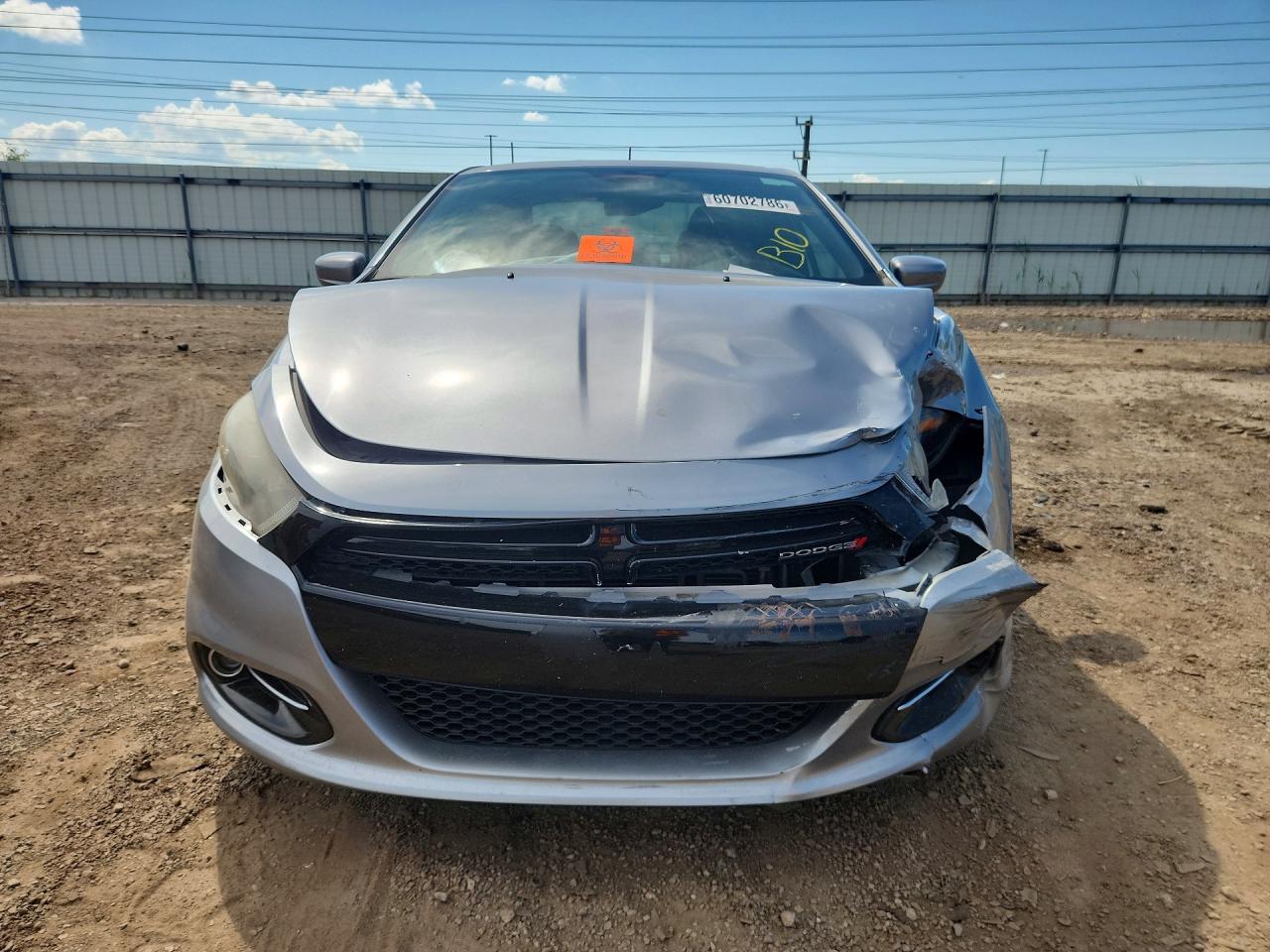 2014 Dodge Dart Sxt Silver vin: 1C3CDFBB6ED907780