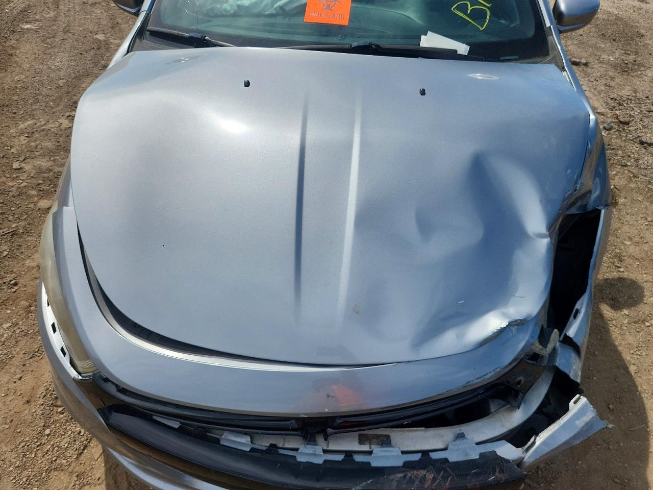 2014 Dodge Dart Sxt Silver vin: 1C3CDFBB6ED907780