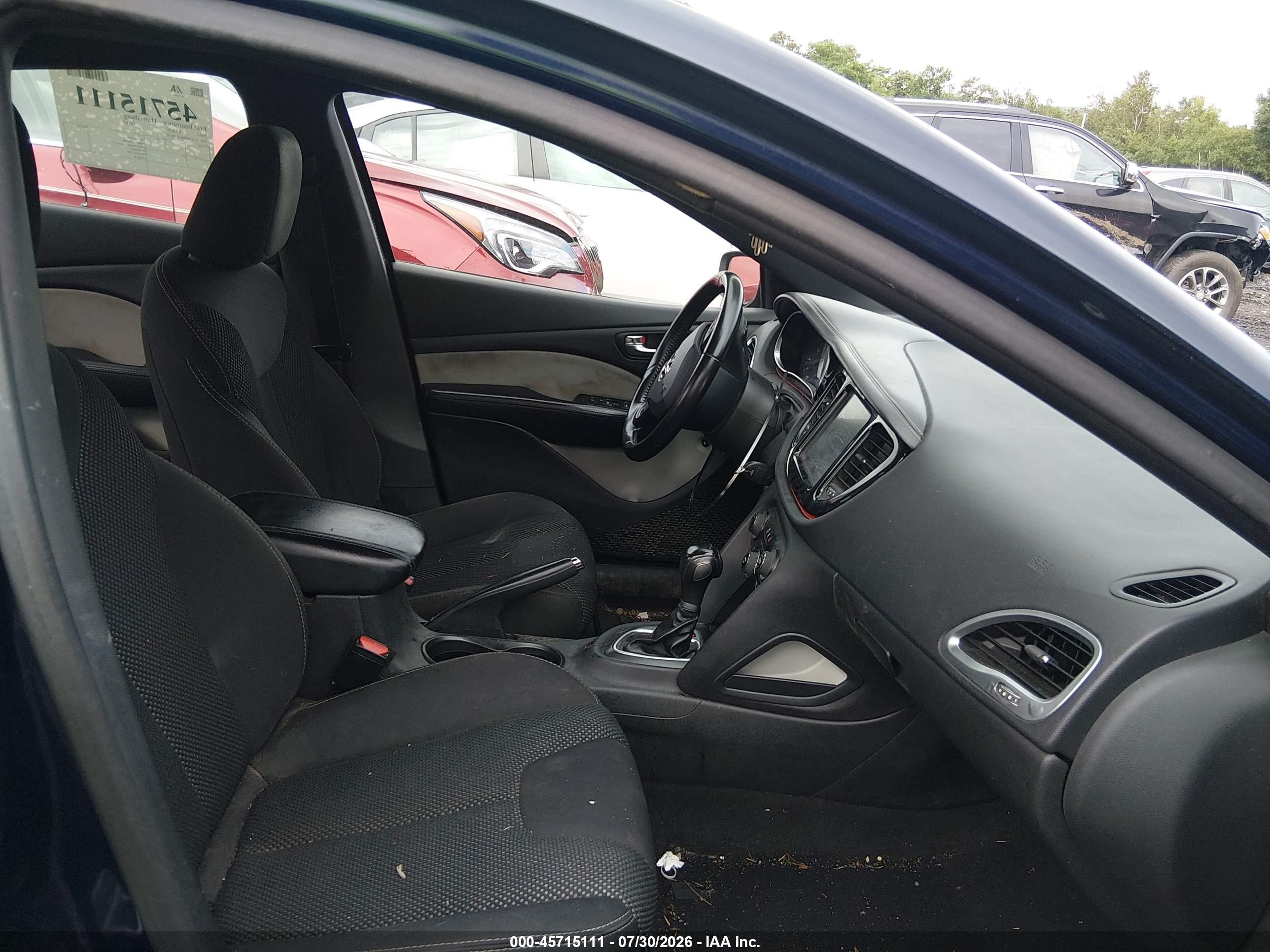 2014 Dodge Dart Sxt Blue vin: 1C3CDFBB6ED926667