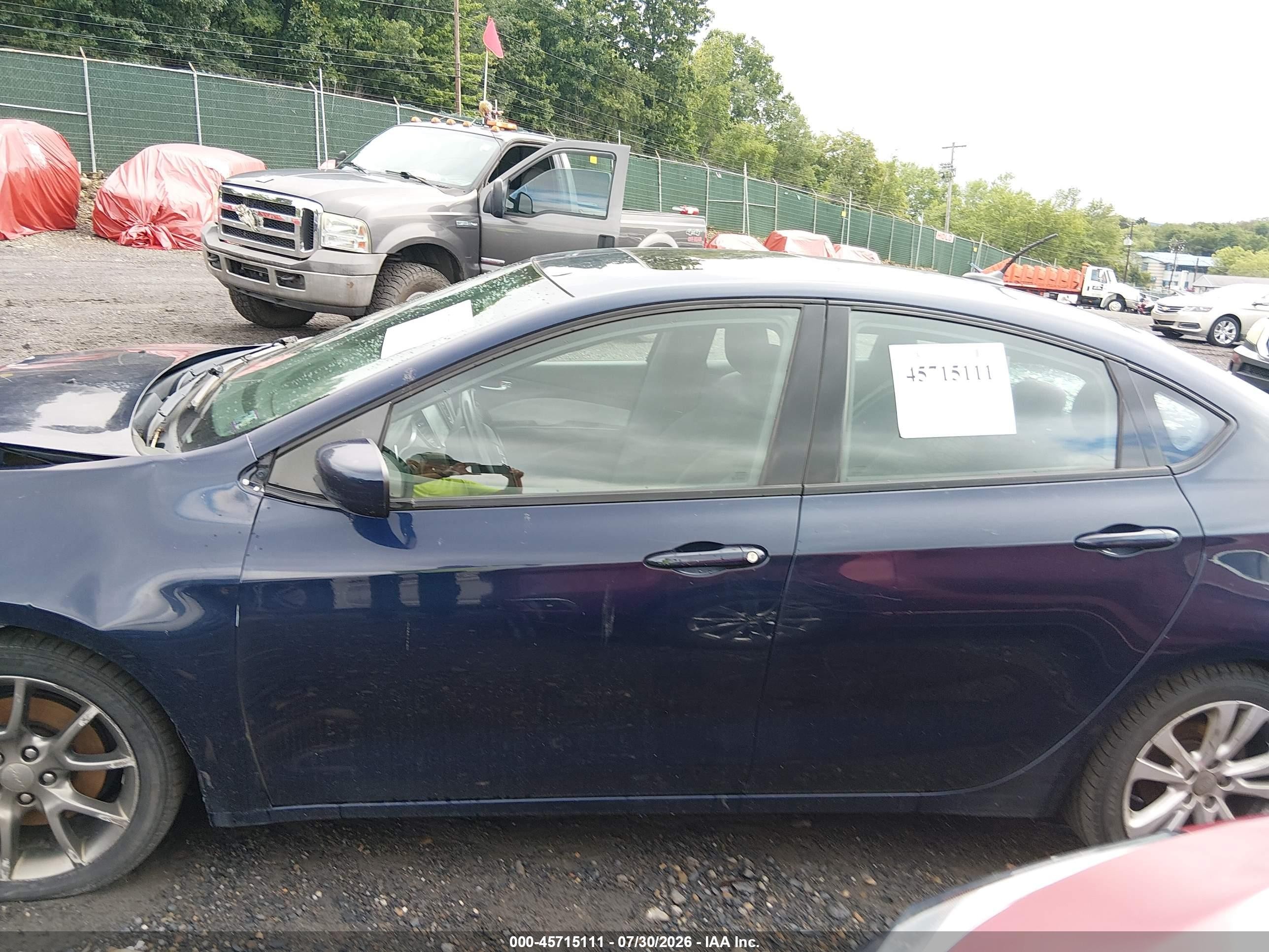2014 Dodge Dart Sxt Blue vin: 1C3CDFBB6ED926667