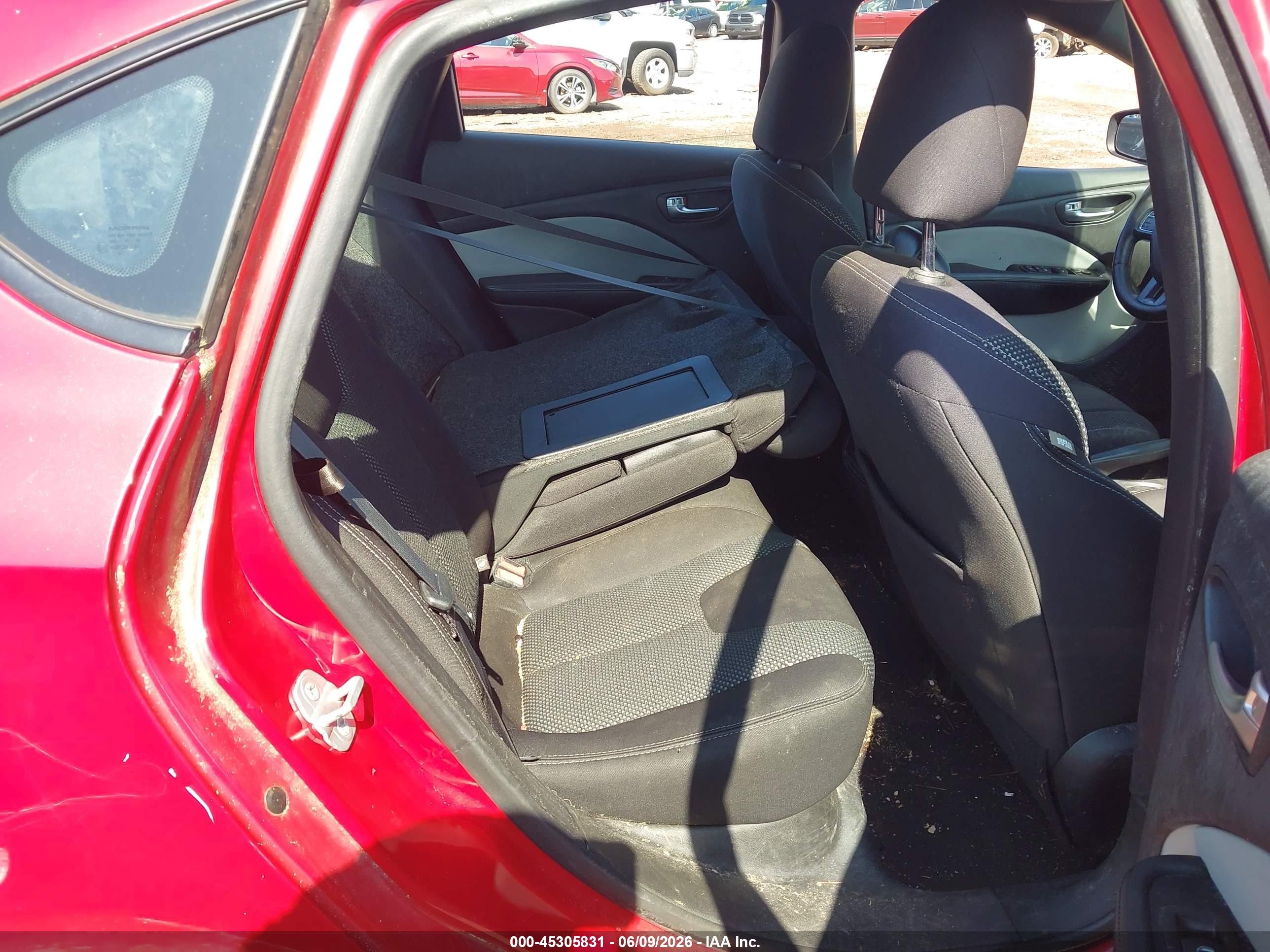 2014 Dodge Dart Sxt Red vin: 1C3CDFBB6ED927558