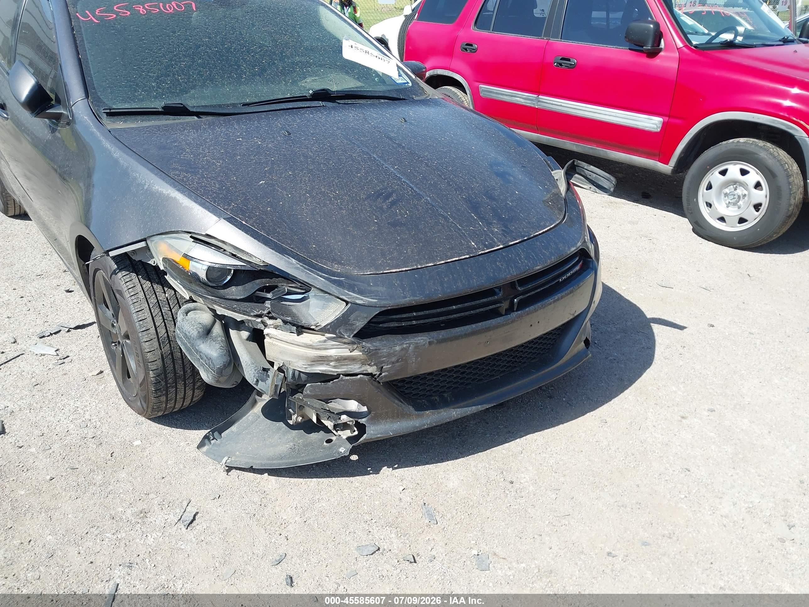 2015 Dodge Dart Sxt Black vin: 1C3CDFBB6FD140403