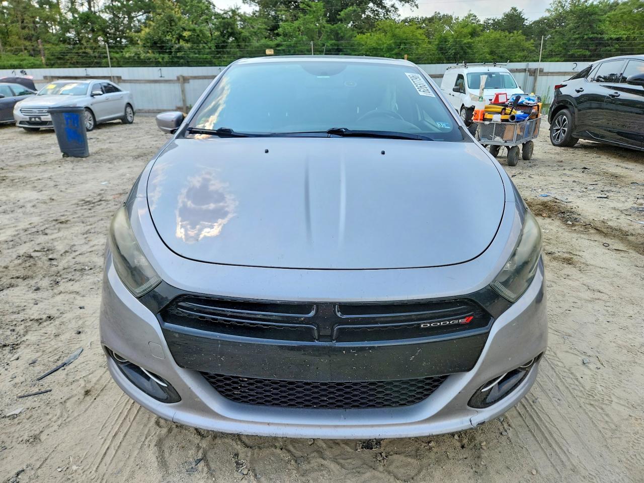 2015 Dodge Dart Sxt Silver vin: 1C3CDFBB6FD160280