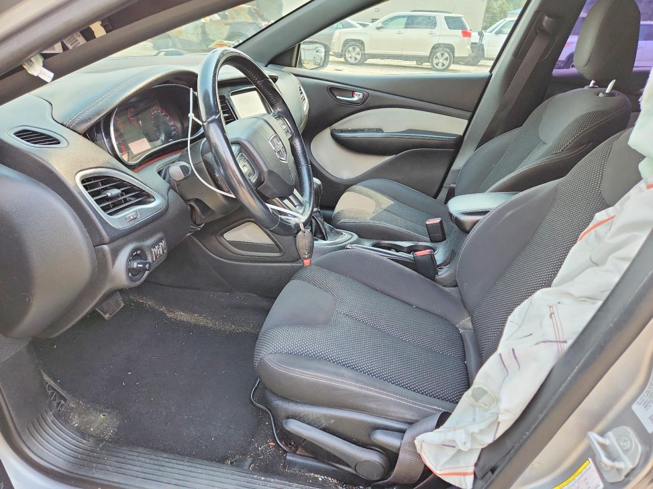 2015 Dodge Dart Sxt Silver vin: 1C3CDFBB6FD160280