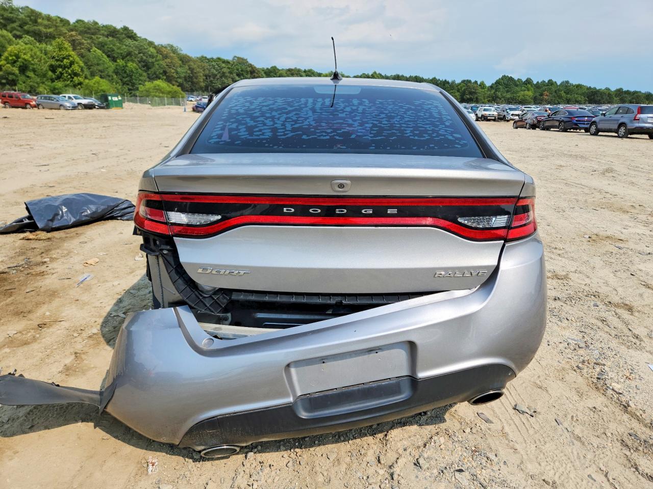 2015 Dodge Dart Sxt Silver vin: 1C3CDFBB6FD160280