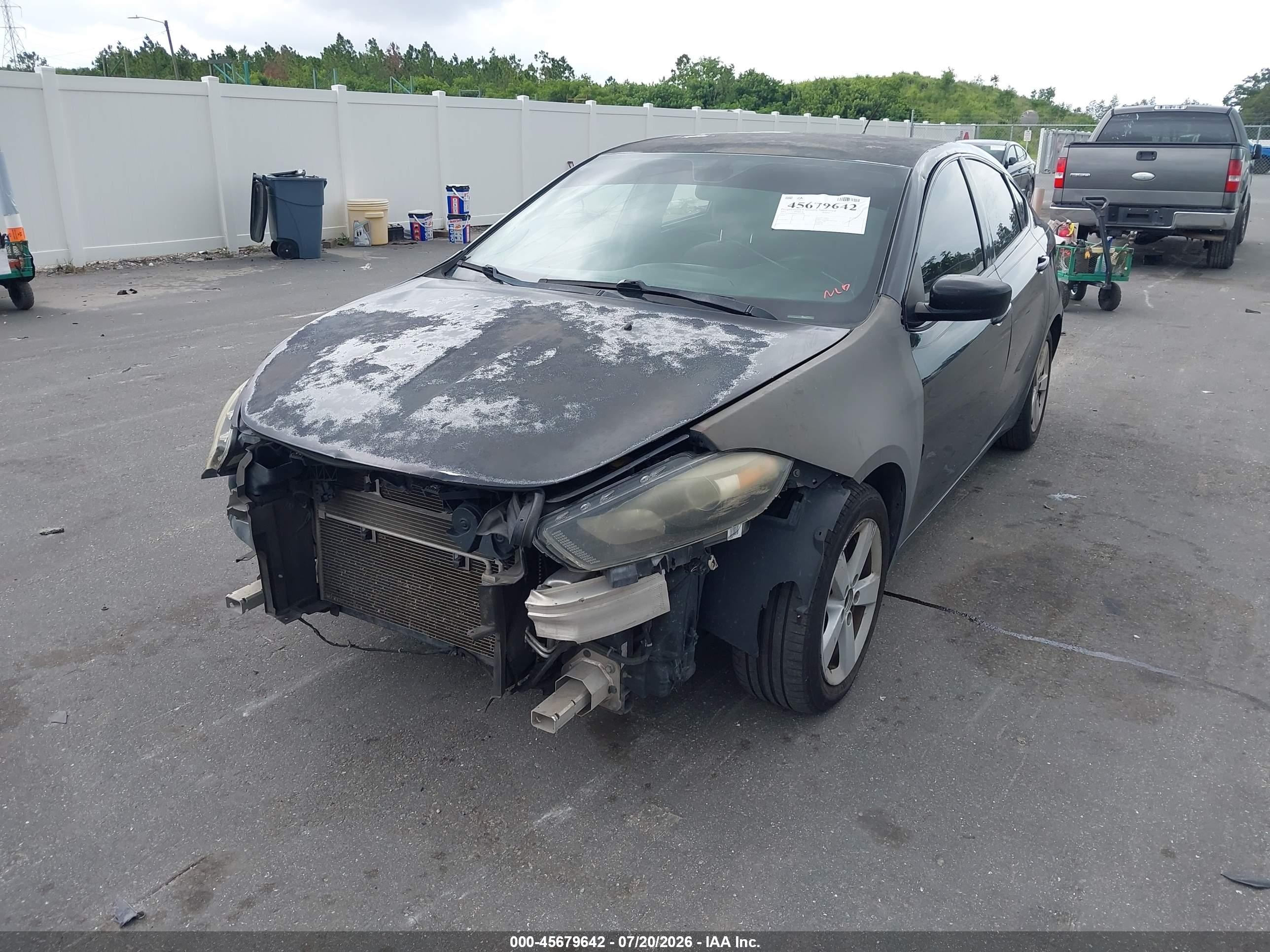 2015 Dodge Dart Sxt Black vin: 1C3CDFBB6FD199998