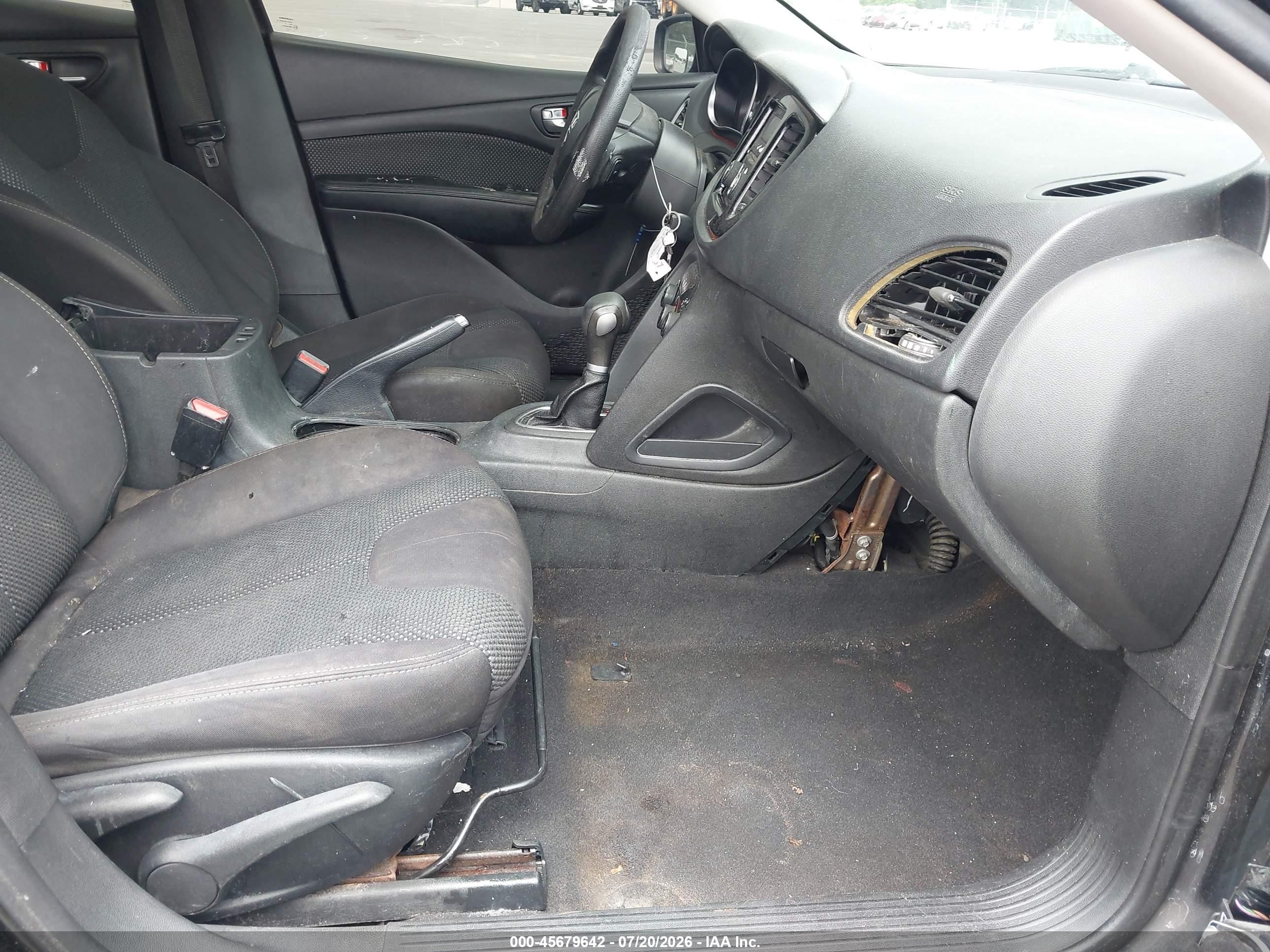 2015 Dodge Dart Sxt Black vin: 1C3CDFBB6FD199998