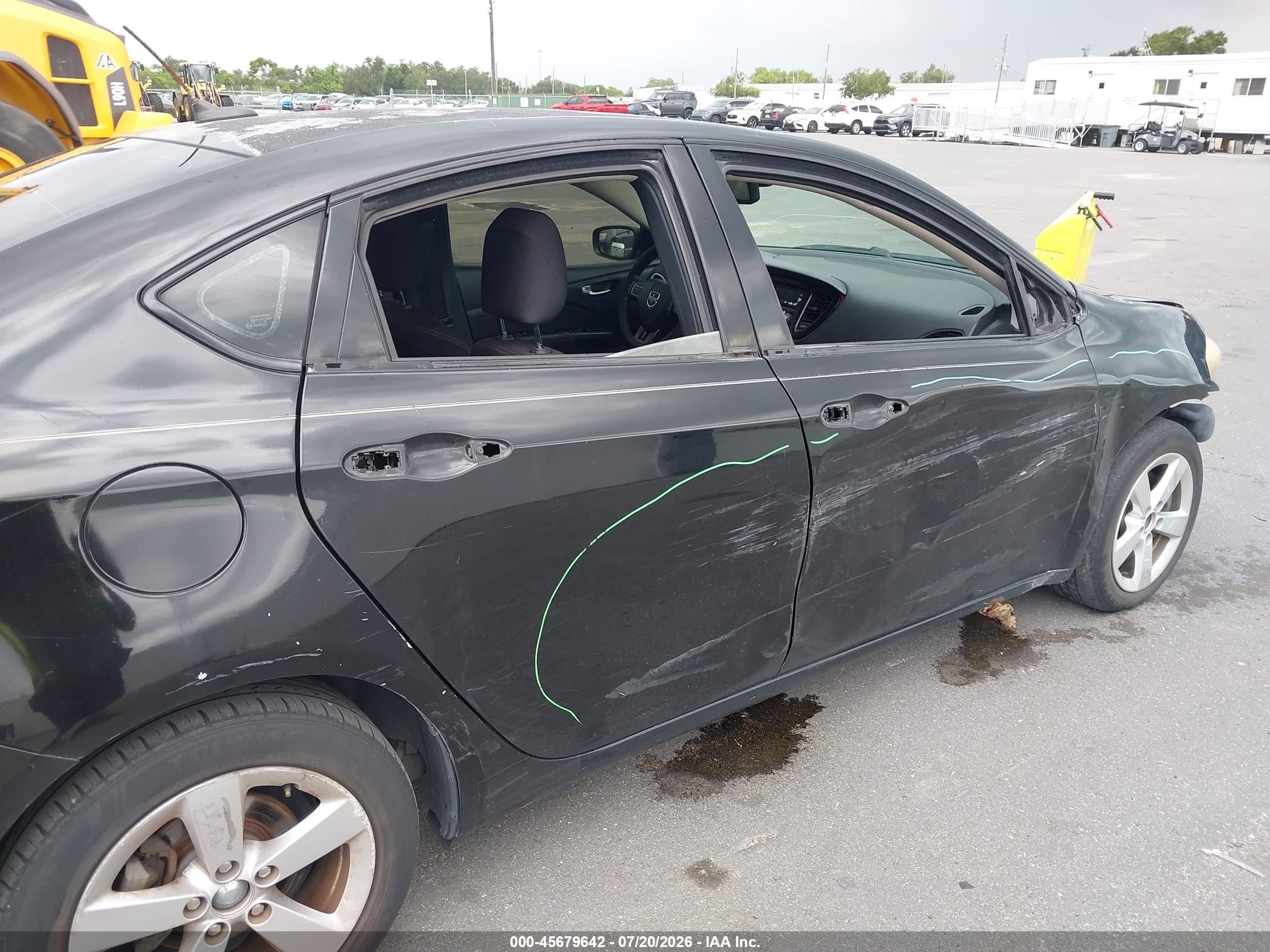 2015 Dodge Dart Sxt Black vin: 1C3CDFBB6FD199998
