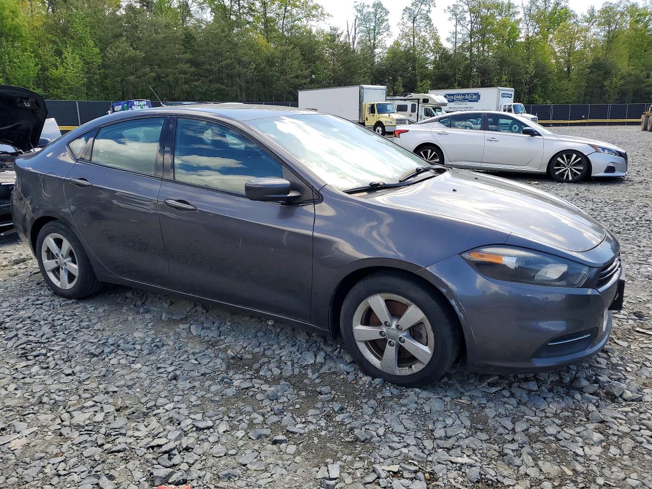 2015 Dodge Dart Sxt Gray vin: 1C3CDFBB6FD265403