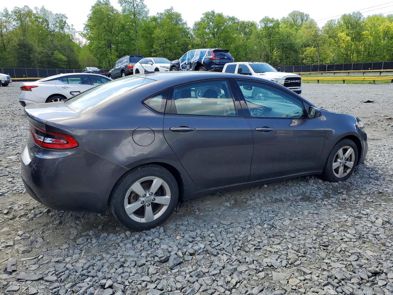 2015 Dodge Dart Sxt Gray vin: 1C3CDFBB6FD265403