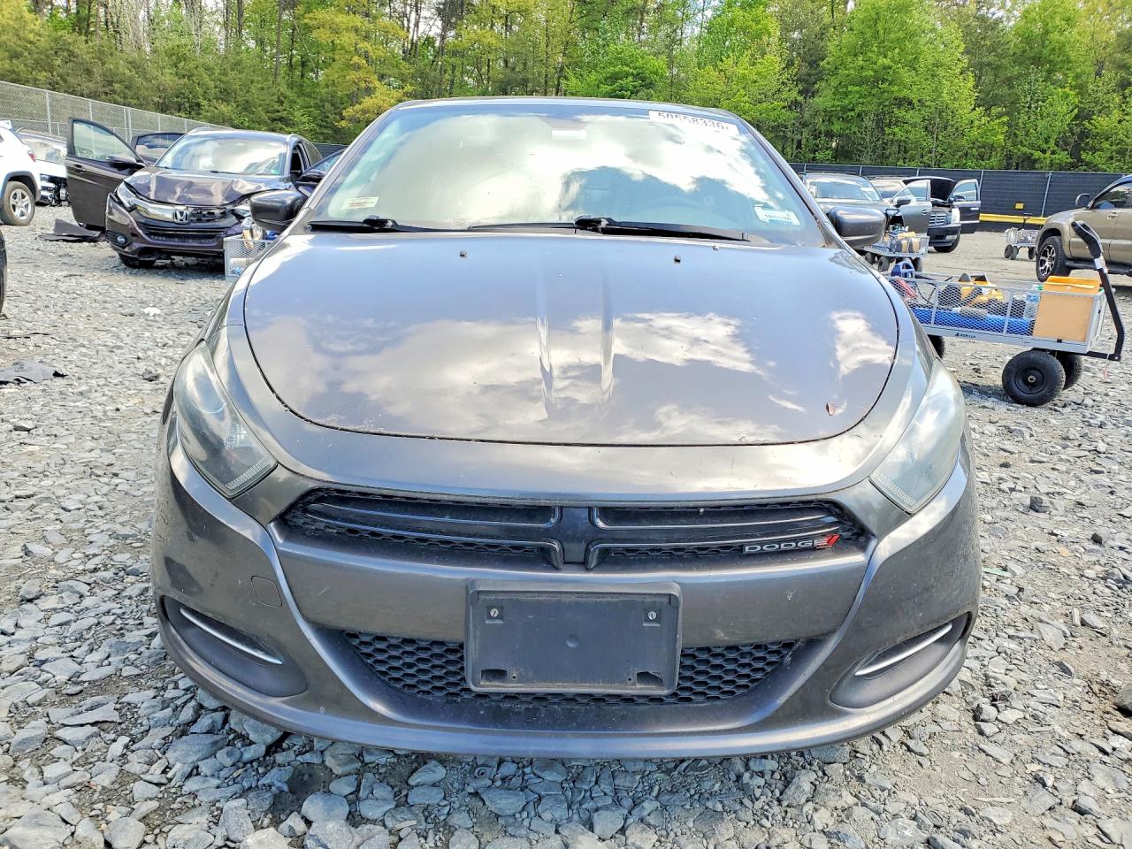 2015 Dodge Dart Sxt Gray vin: 1C3CDFBB6FD265403