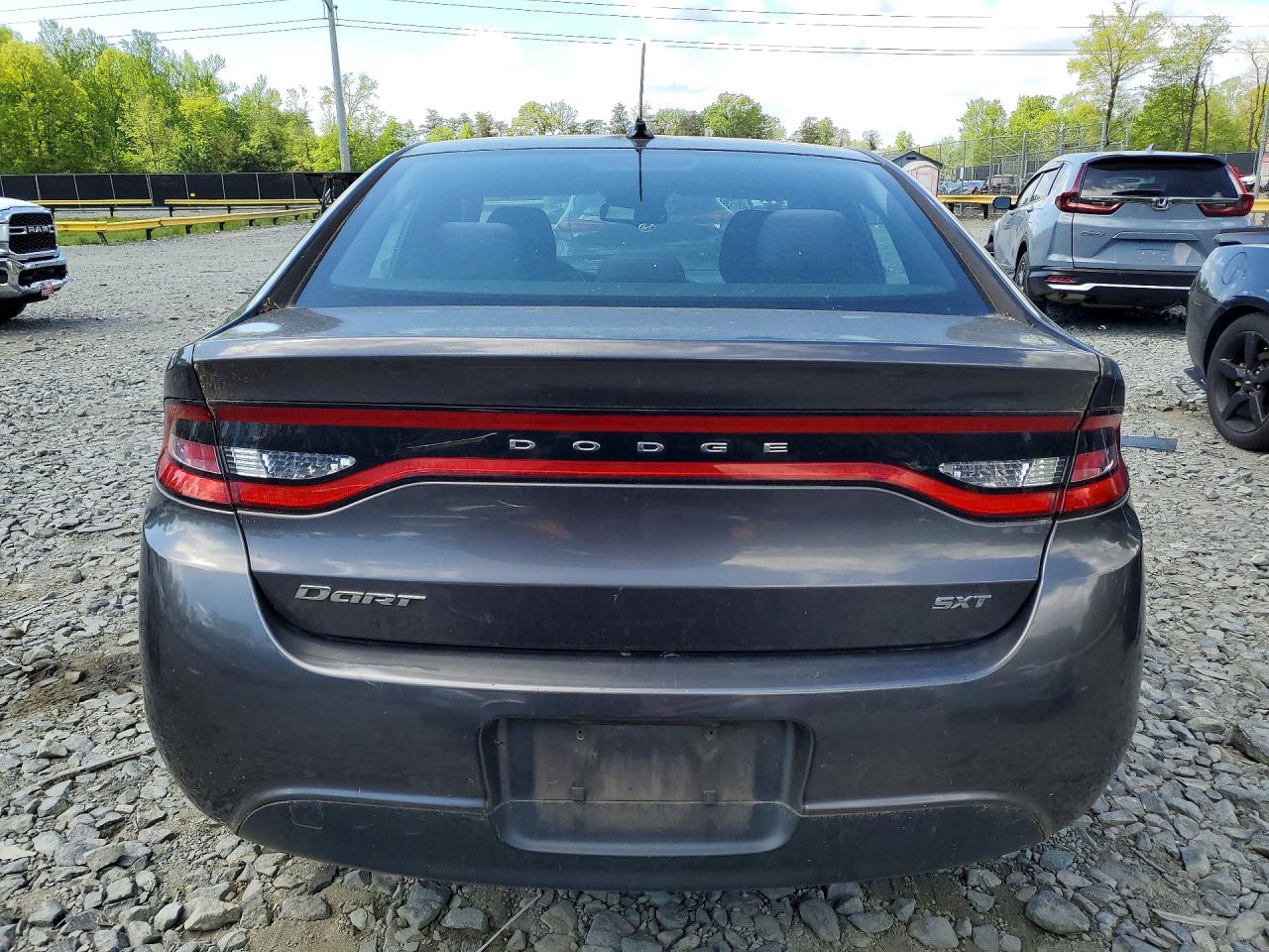 2015 Dodge Dart Sxt Gray vin: 1C3CDFBB6FD265403