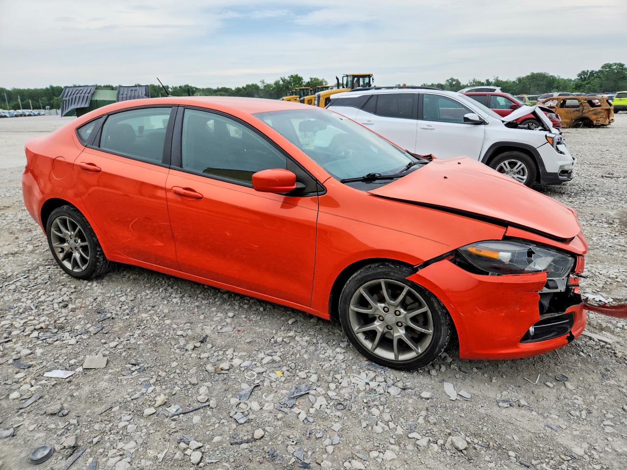 2015 Dodge Dart Sxt Orange vin: 1C3CDFBB6FD268169