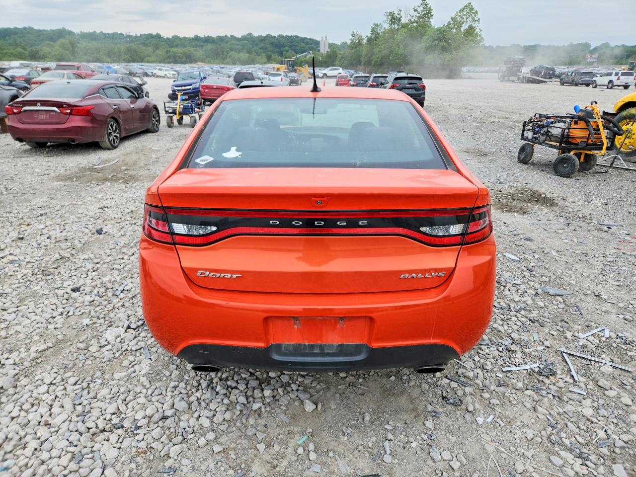 2015 Dodge Dart Sxt Orange vin: 1C3CDFBB6FD268169