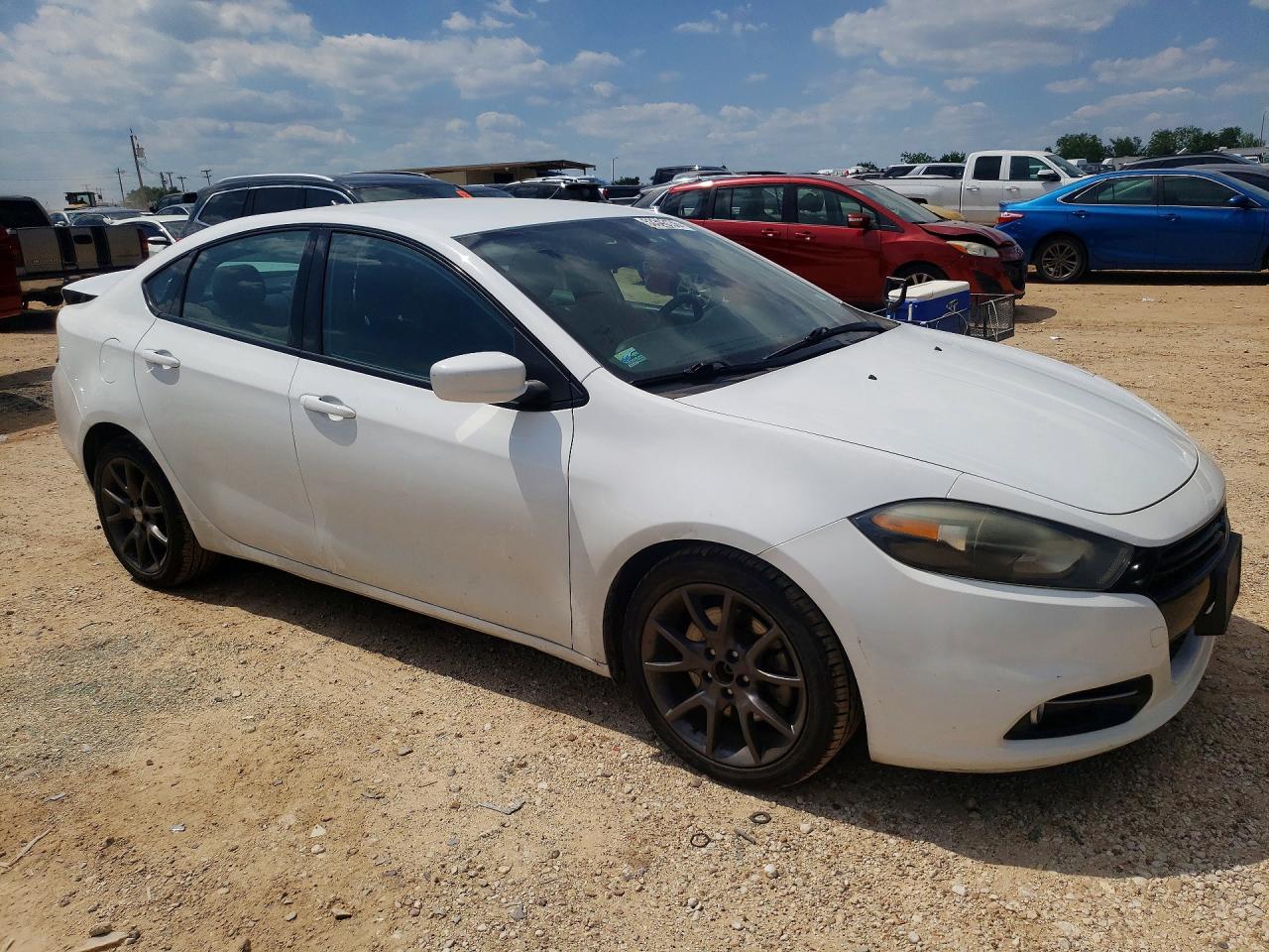 2015 Dodge Dart Sxt Белый vin: 1C3CDFBB6FD301784