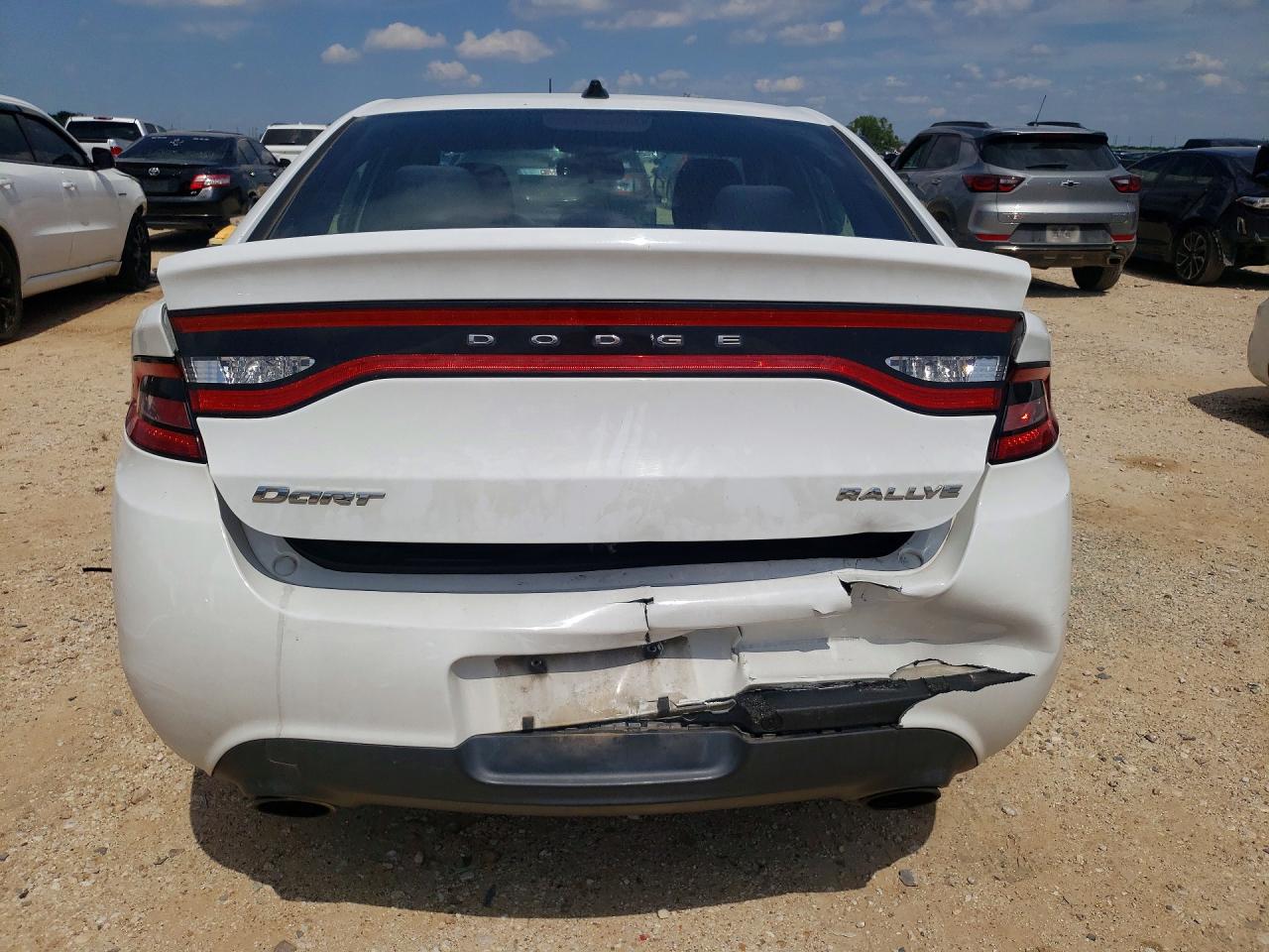 2015 Dodge Dart Sxt Белый vin: 1C3CDFBB6FD301784