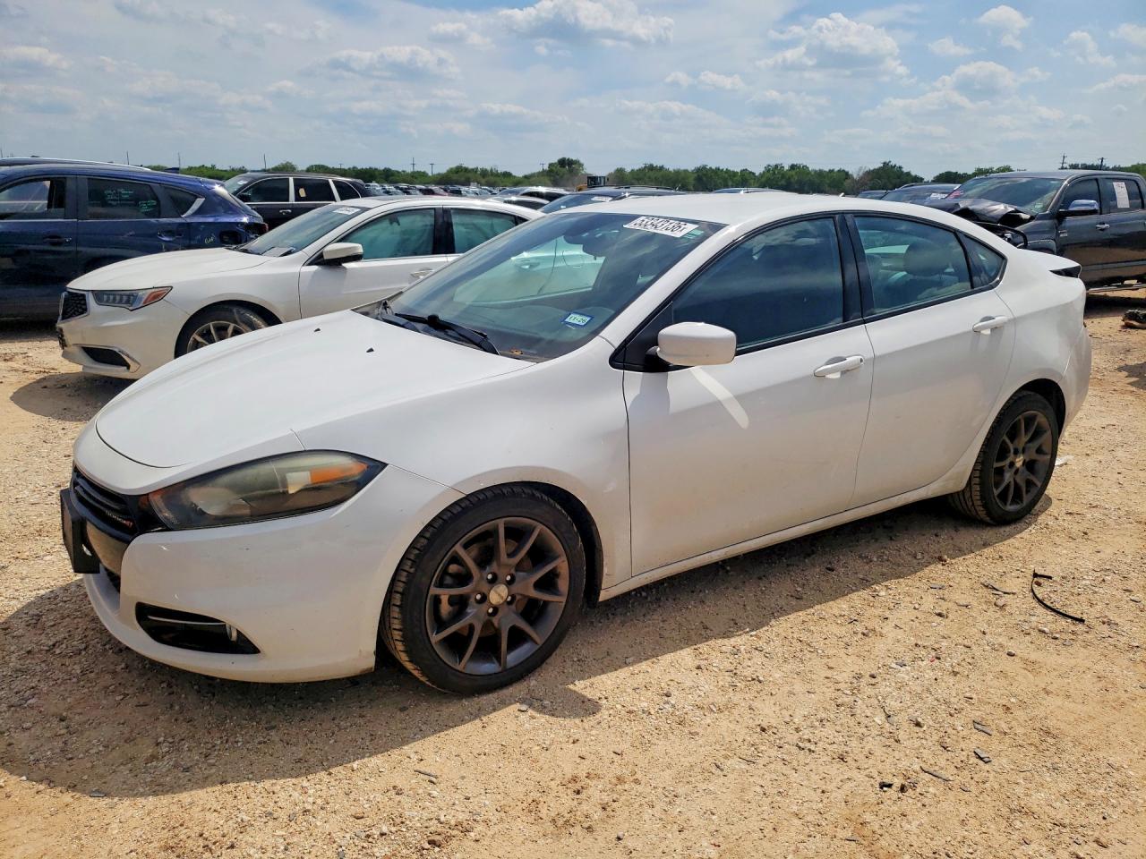 2015 Dodge Dart Sxt Белый vin: 1C3CDFBB6FD301784