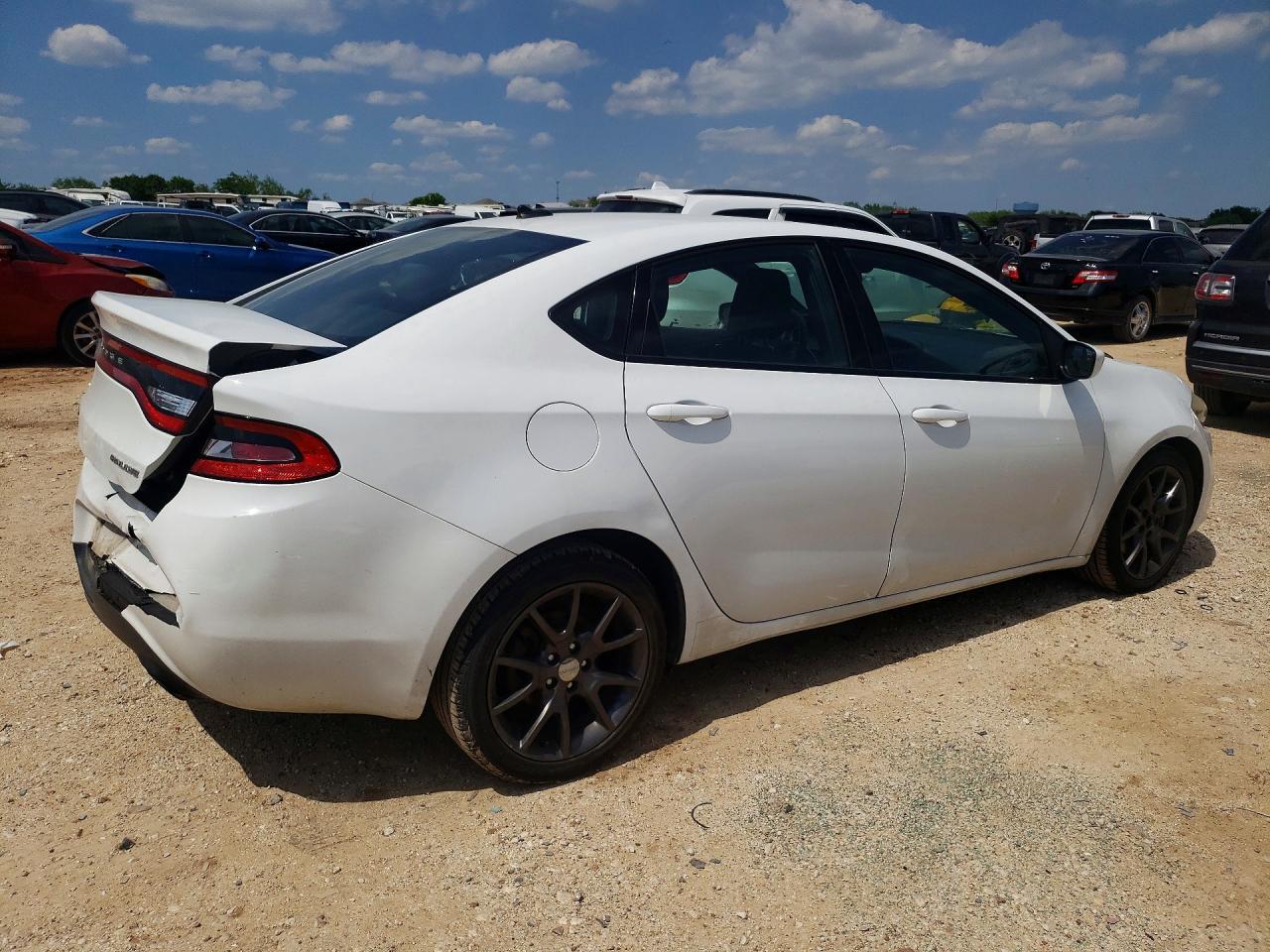 2015 Dodge Dart Sxt Белый vin: 1C3CDFBB6FD301784