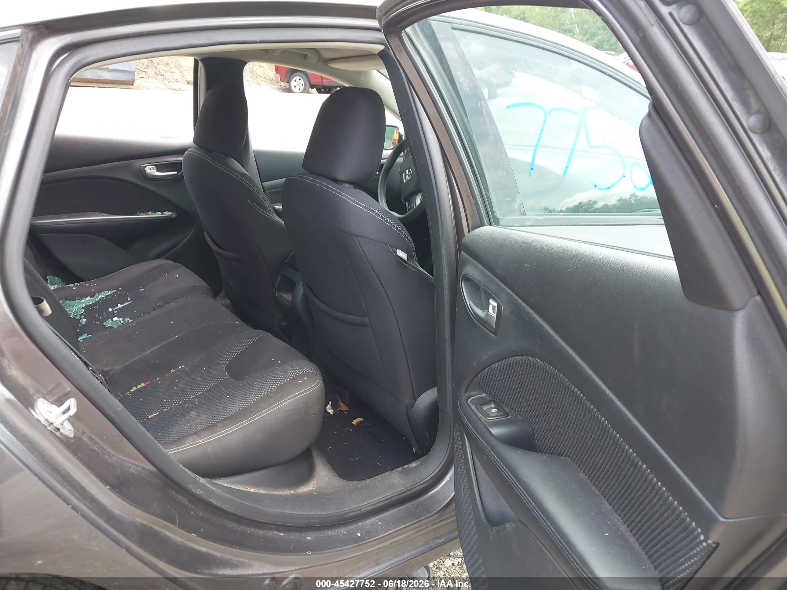 2015 Dodge Dart Sxt Gray vin: 1C3CDFBB6FD309724