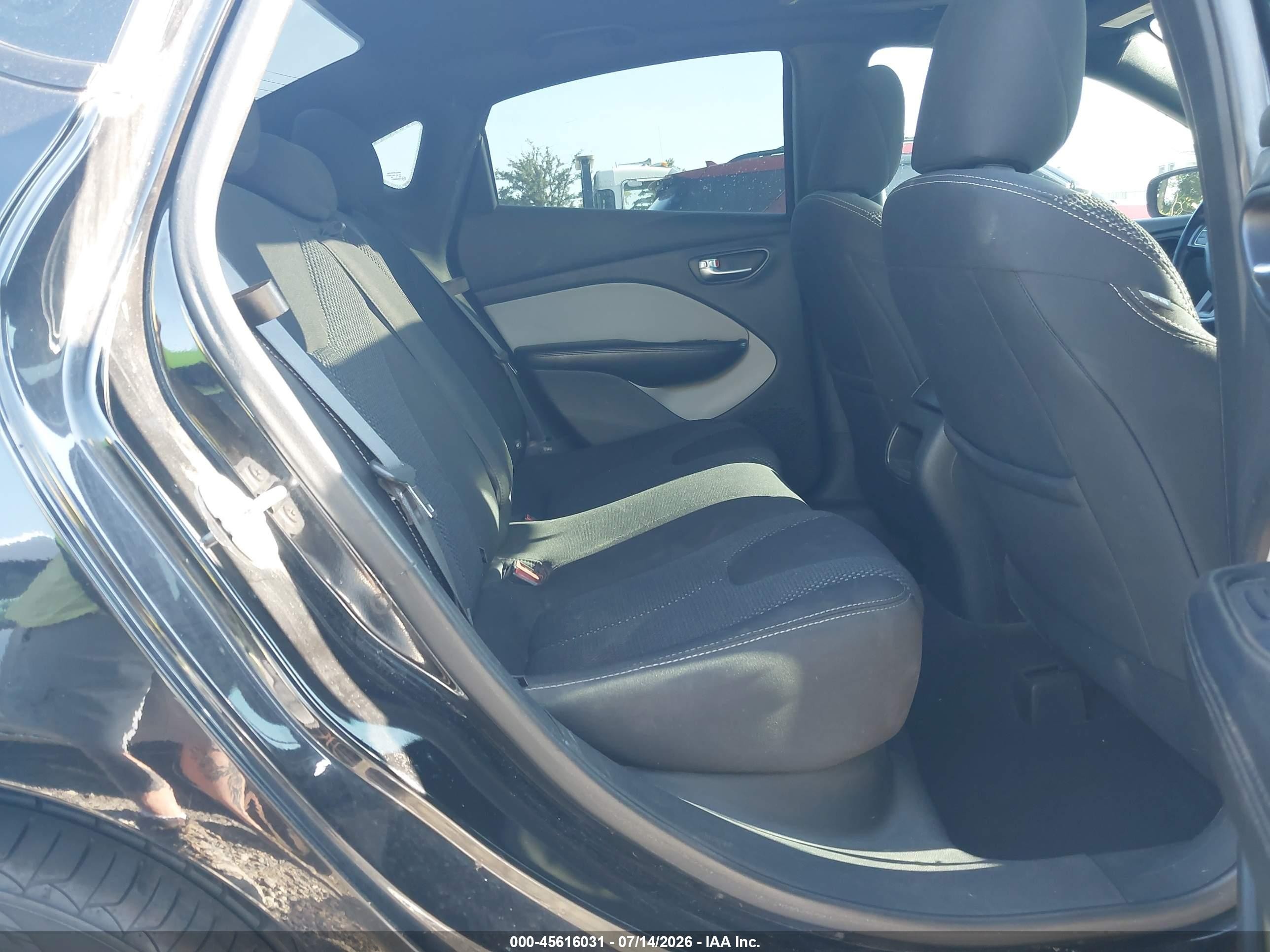 2015 Dodge Dart Sxt Black vin: 1C3CDFBB6FD331450