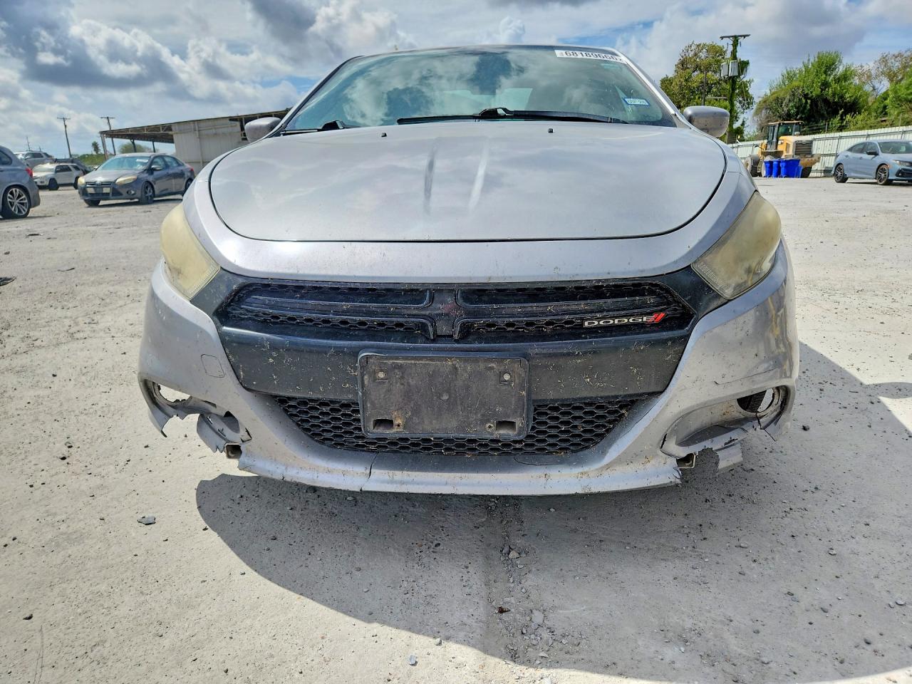 2015 Dodge Dart Sxt Silver vin: 1C3CDFBB6FD344988