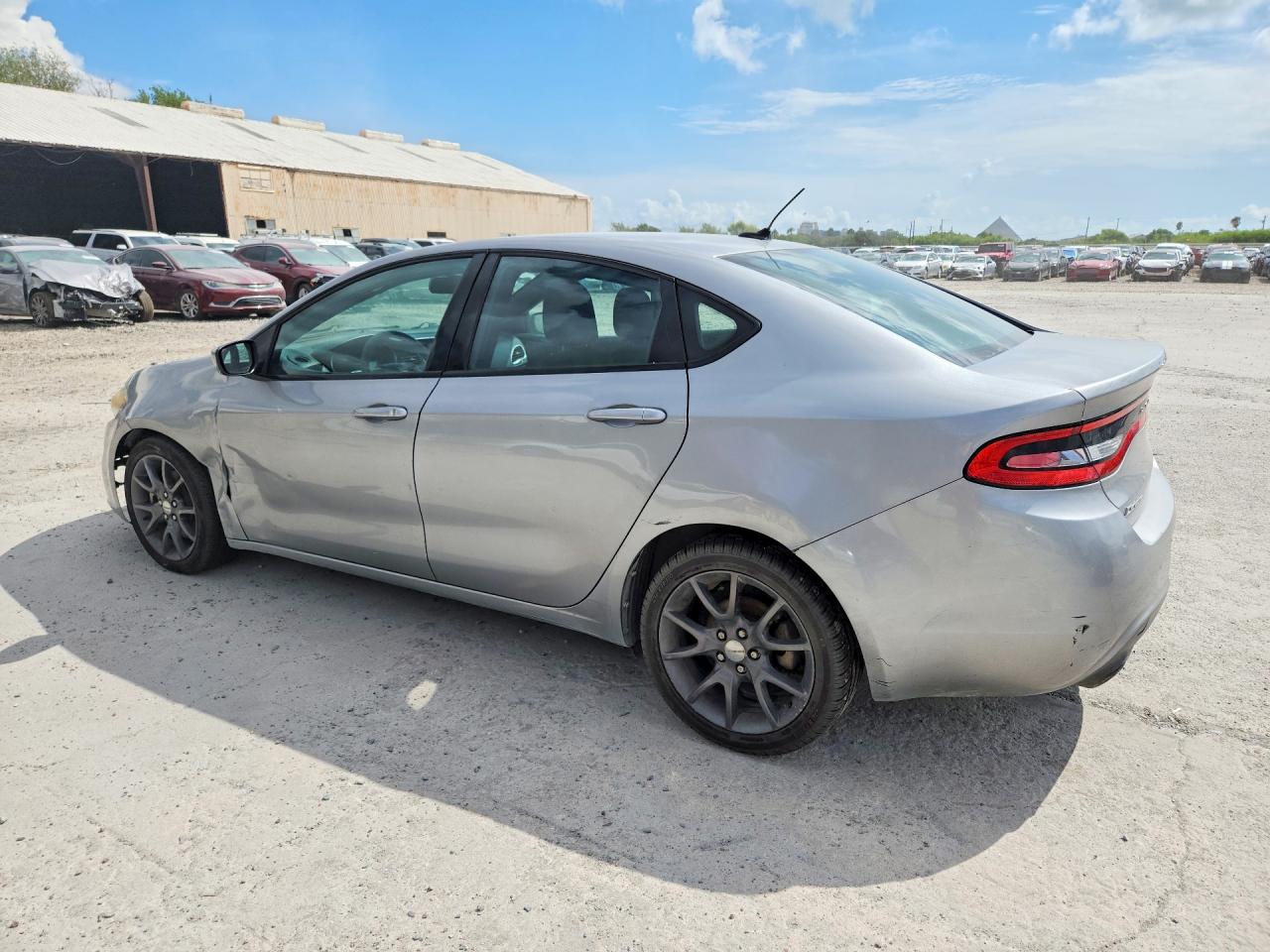 2015 Dodge Dart Sxt Silver vin: 1C3CDFBB6FD344988