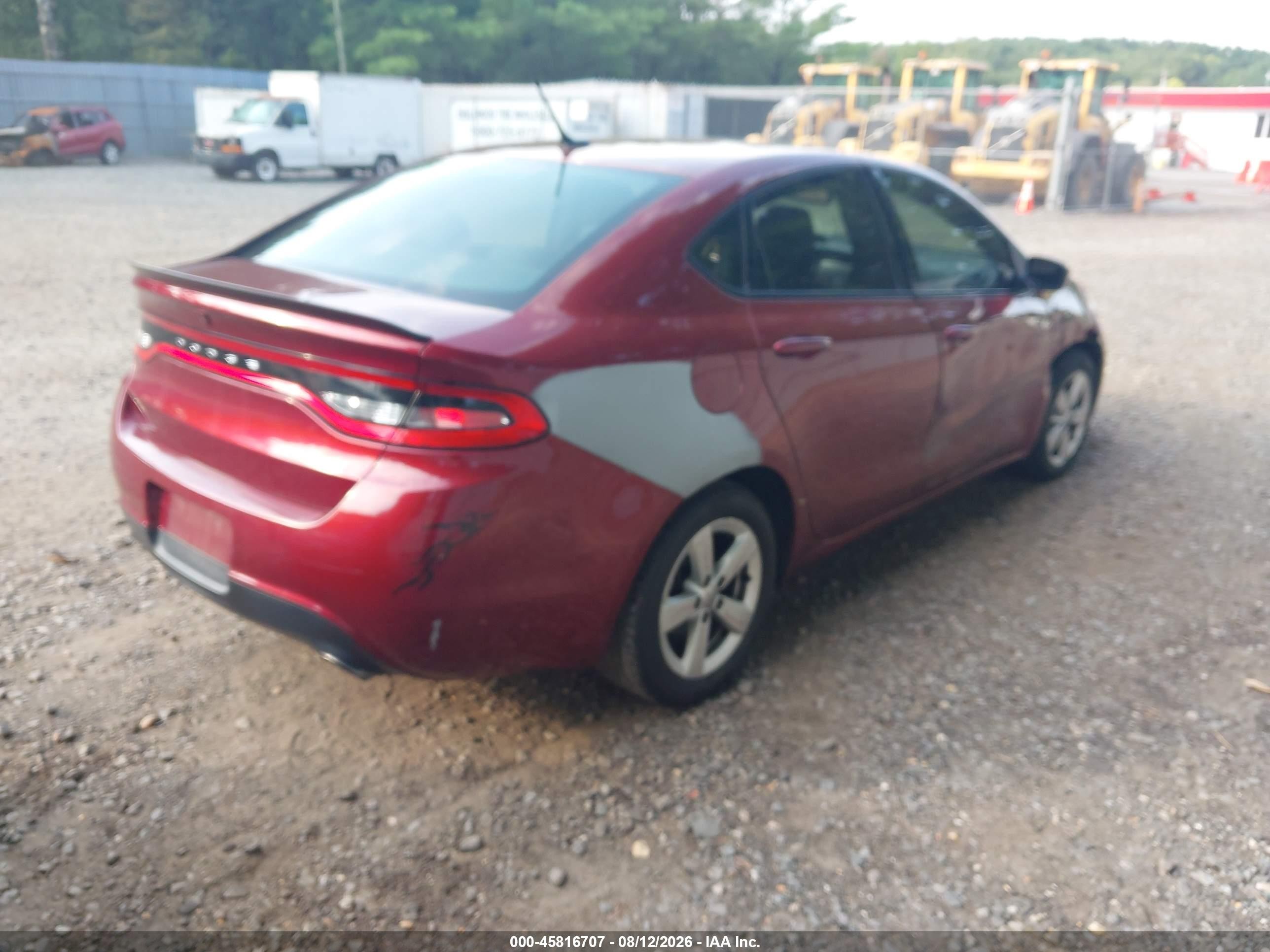 2015 Dodge Dart Sxt Red vin: 1C3CDFBB6FD368868