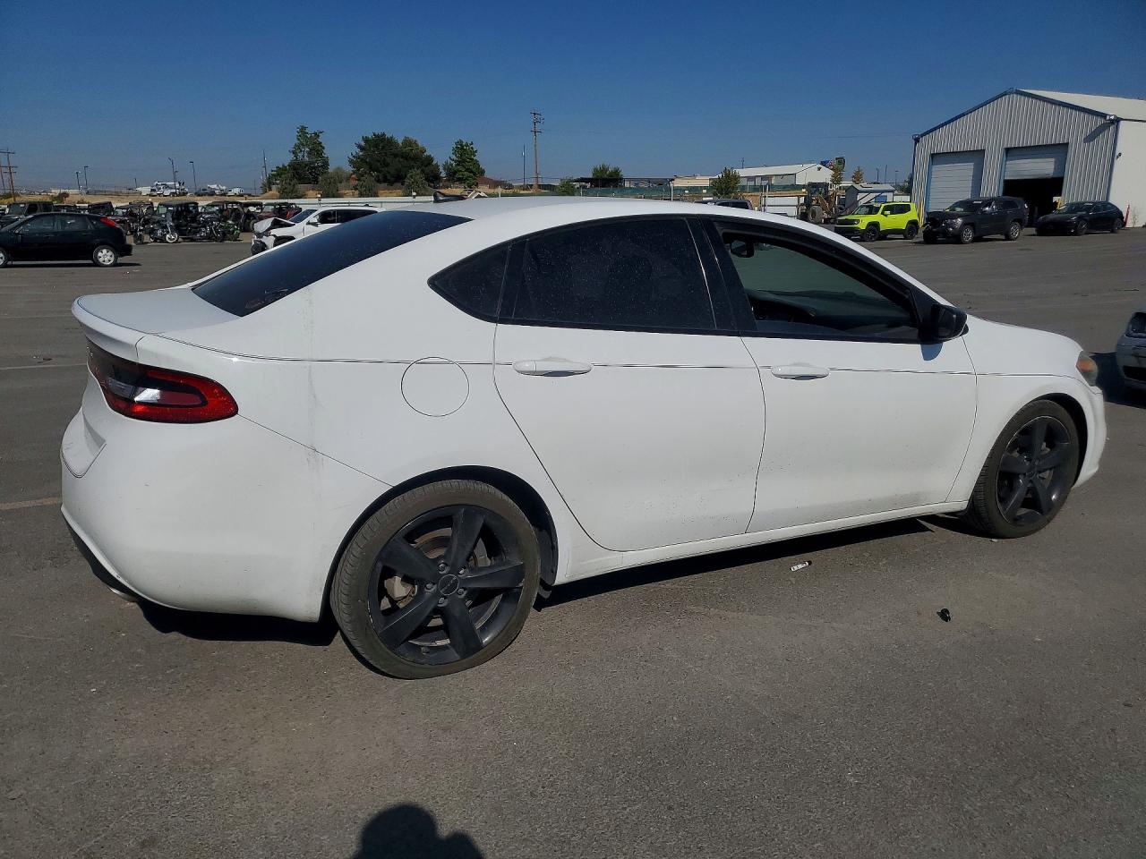 2015 Dodge Dart Sxt White vin: 1C3CDFBB6FD390613