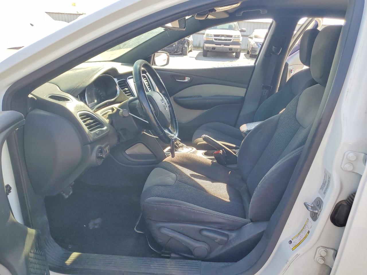 2015 Dodge Dart Sxt White vin: 1C3CDFBB6FD390613