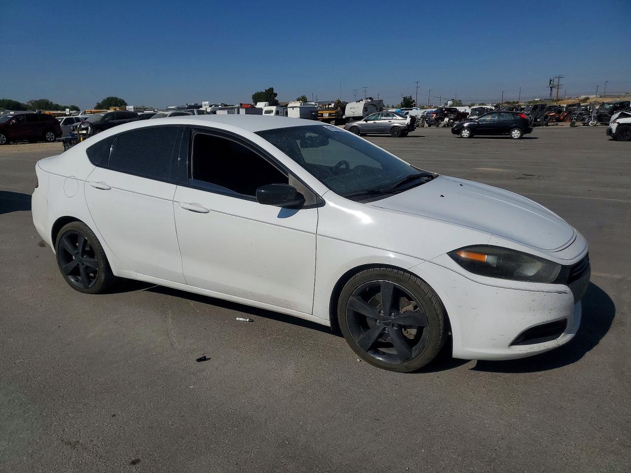2015 Dodge Dart Sxt White vin: 1C3CDFBB6FD390613