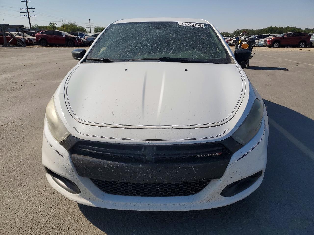 2015 Dodge Dart Sxt White vin: 1C3CDFBB6FD390613