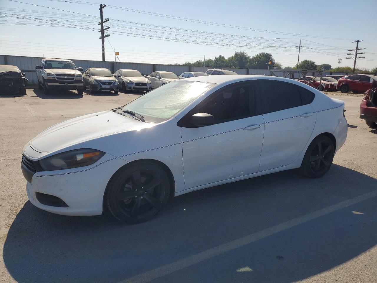 2015 Dodge Dart Sxt Белый vin: 1C3CDFBB6FD390613