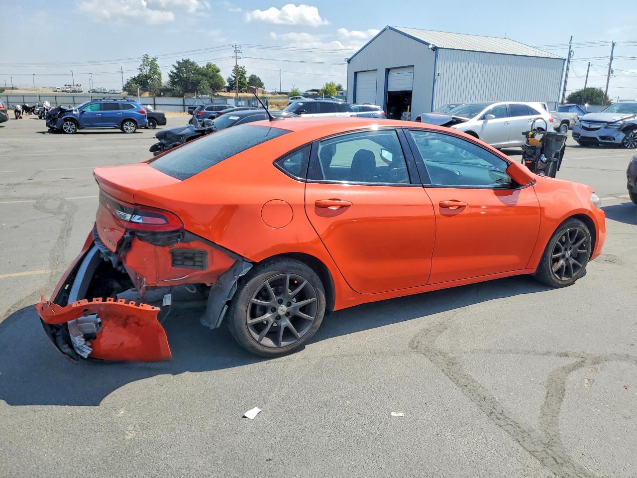2015 Dodge Dart Sxt Orange vin: 1C3CDFBB6FD390787