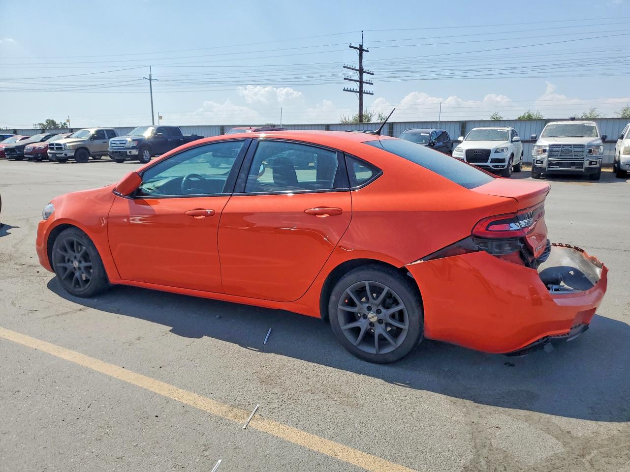 2015 Dodge Dart Sxt Orange vin: 1C3CDFBB6FD390787
