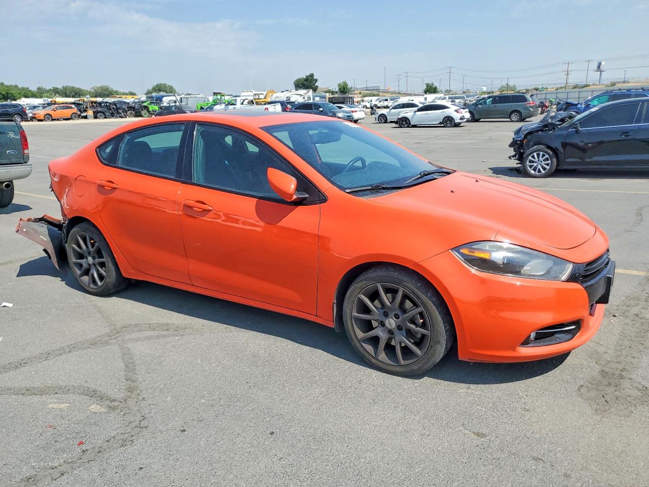 2015 Dodge Dart Sxt Orange vin: 1C3CDFBB6FD390787