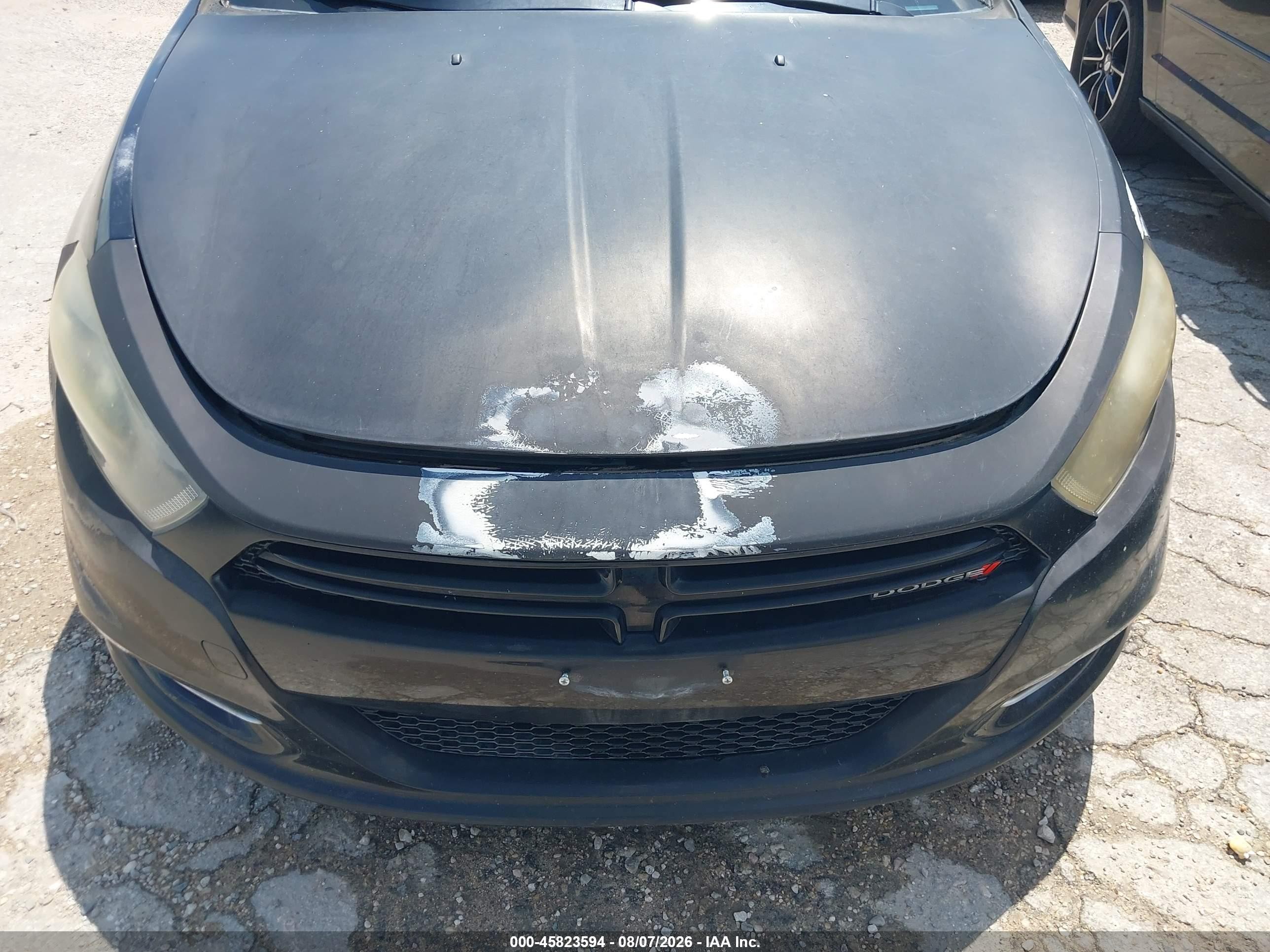 2014 Dodge Dart Sxt Black vin: 1C3CDFBB7ED673231