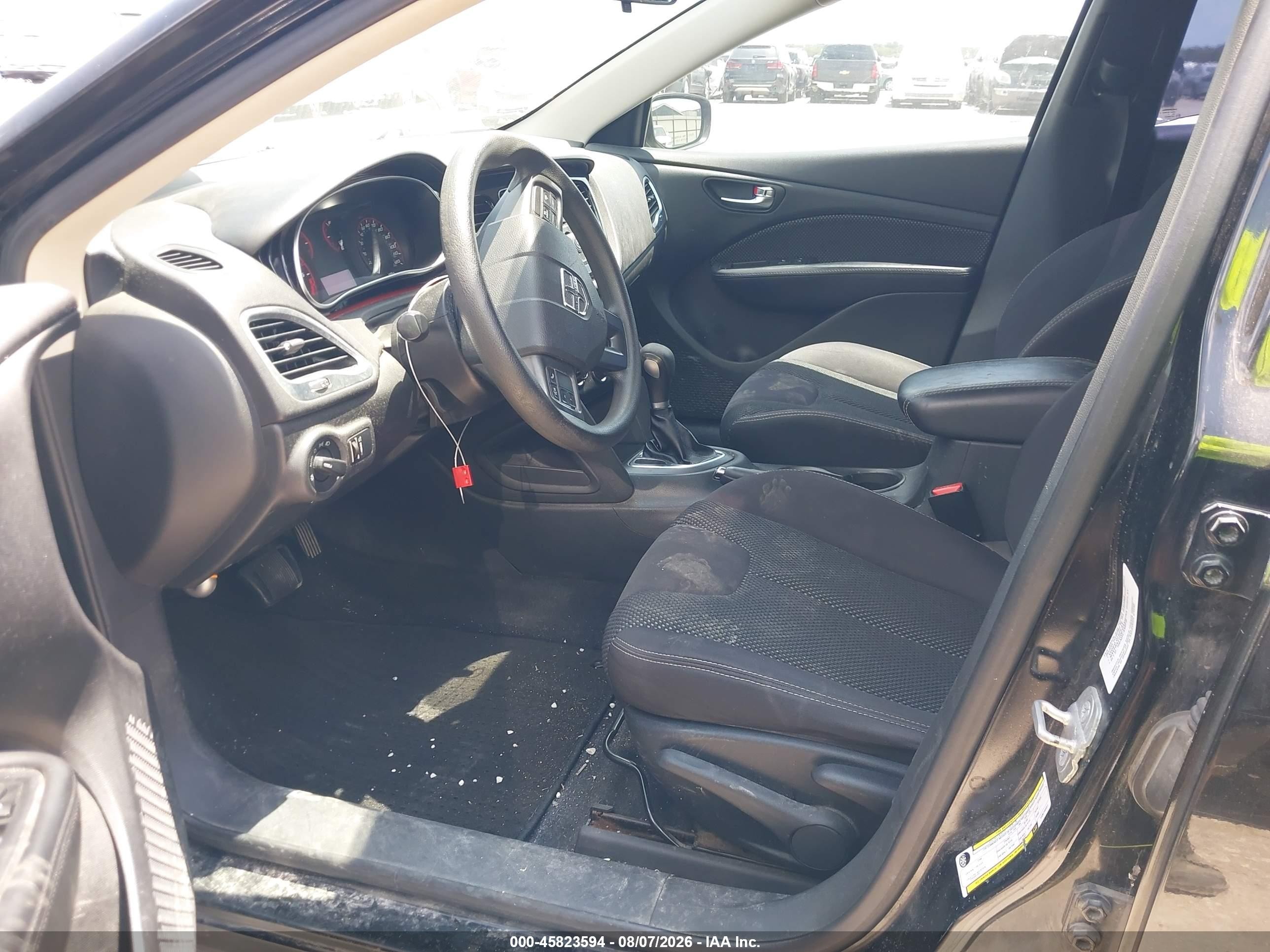 2014 Dodge Dart Sxt Black vin: 1C3CDFBB7ED673231