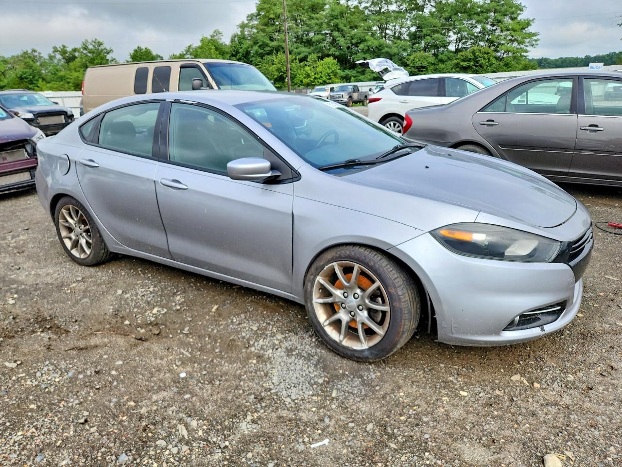 2014 Dodge Dart Sxt Silver vin: 1C3CDFBB7ED698792