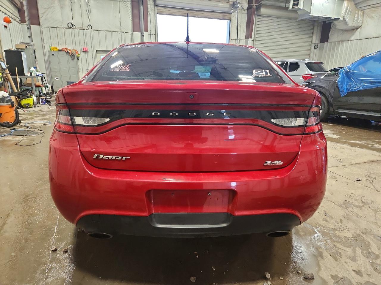 2014 Dodge Dart Sxt Red vin: 1C3CDFBB7ED851574