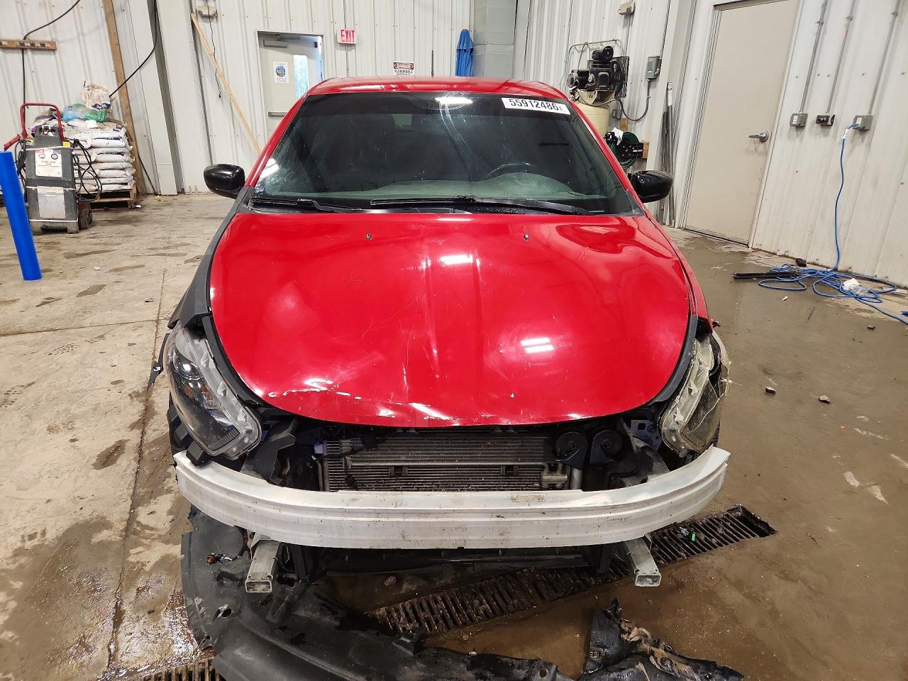 2014 Dodge Dart Sxt Red vin: 1C3CDFBB7ED851574