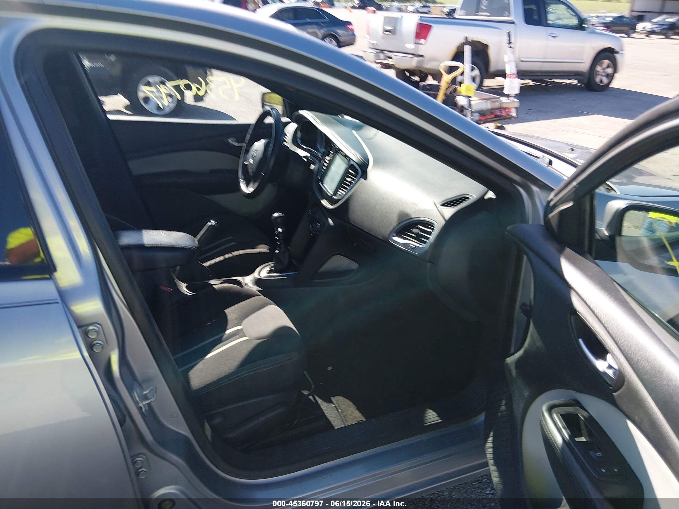 2014 Dodge Dart Sxt Silver vin: 1C3CDFBB7ED869038