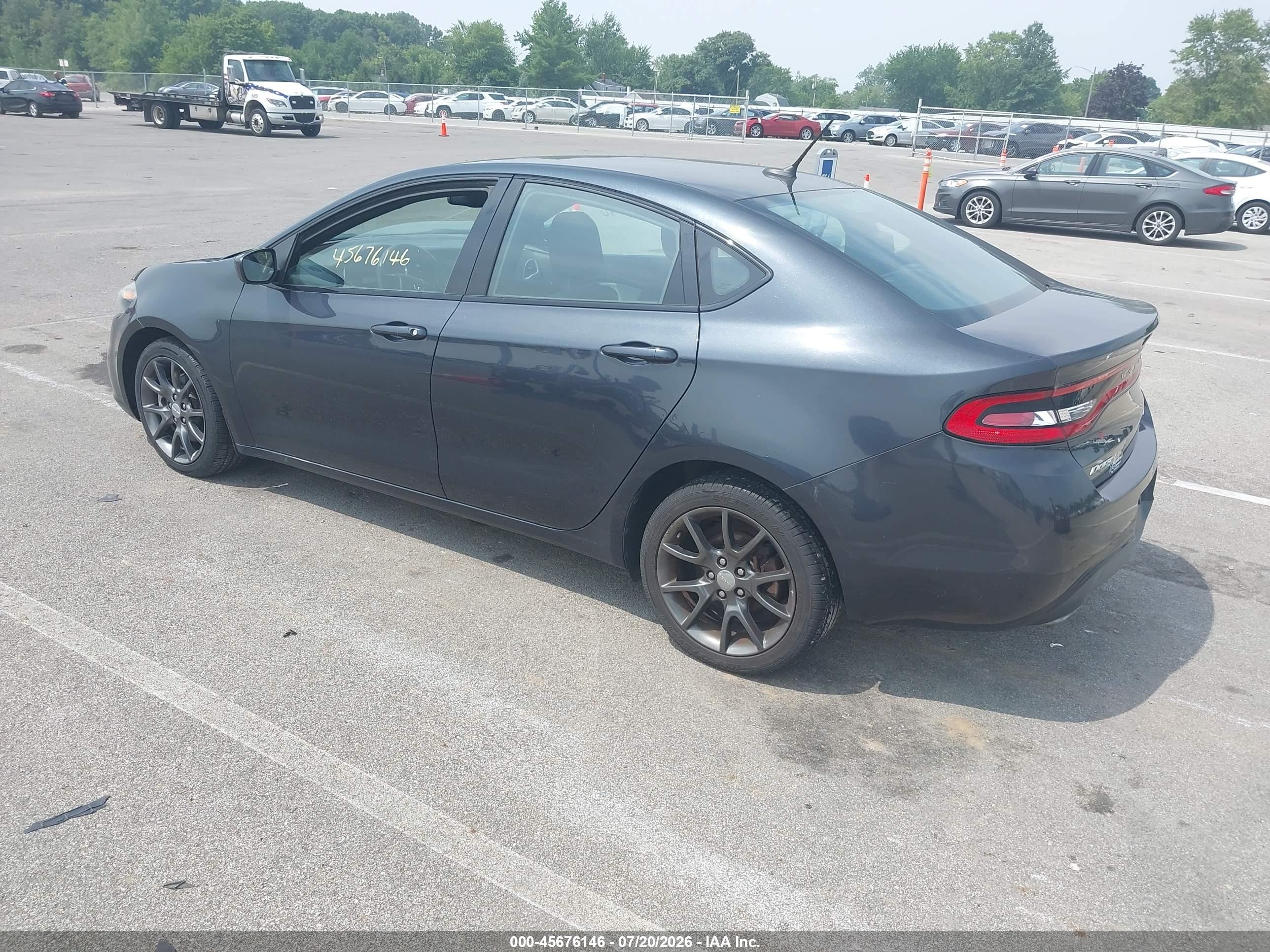 2014 Dodge Dart Sxt Blue vin: 1C3CDFBB7ED878015