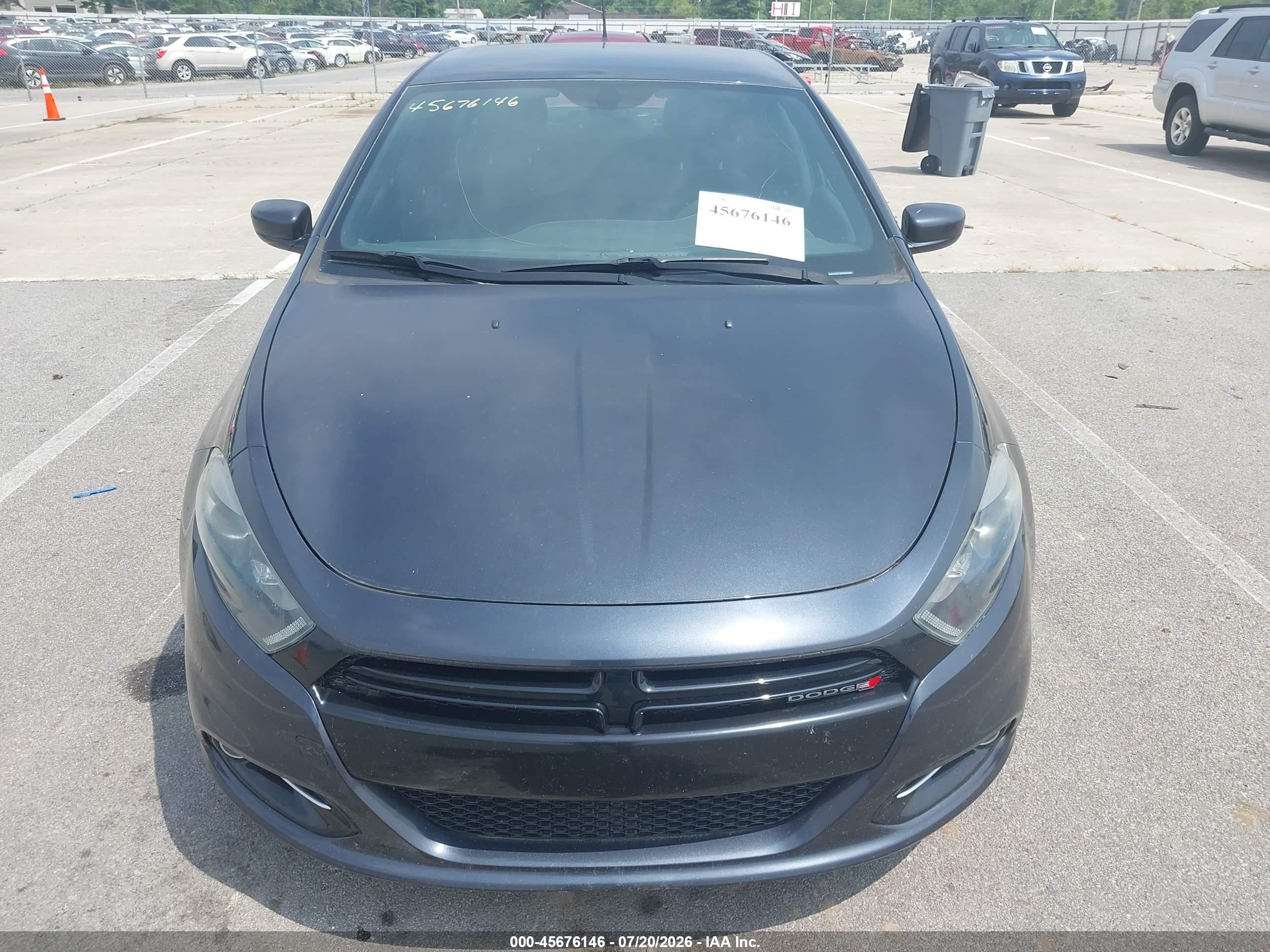 2014 Dodge Dart Sxt Blue vin: 1C3CDFBB7ED878015