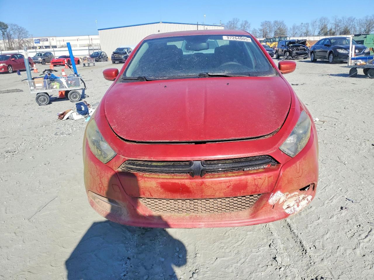 2014 Dodge Dart Sxt Red vin: 1C3CDFBB7ED903124