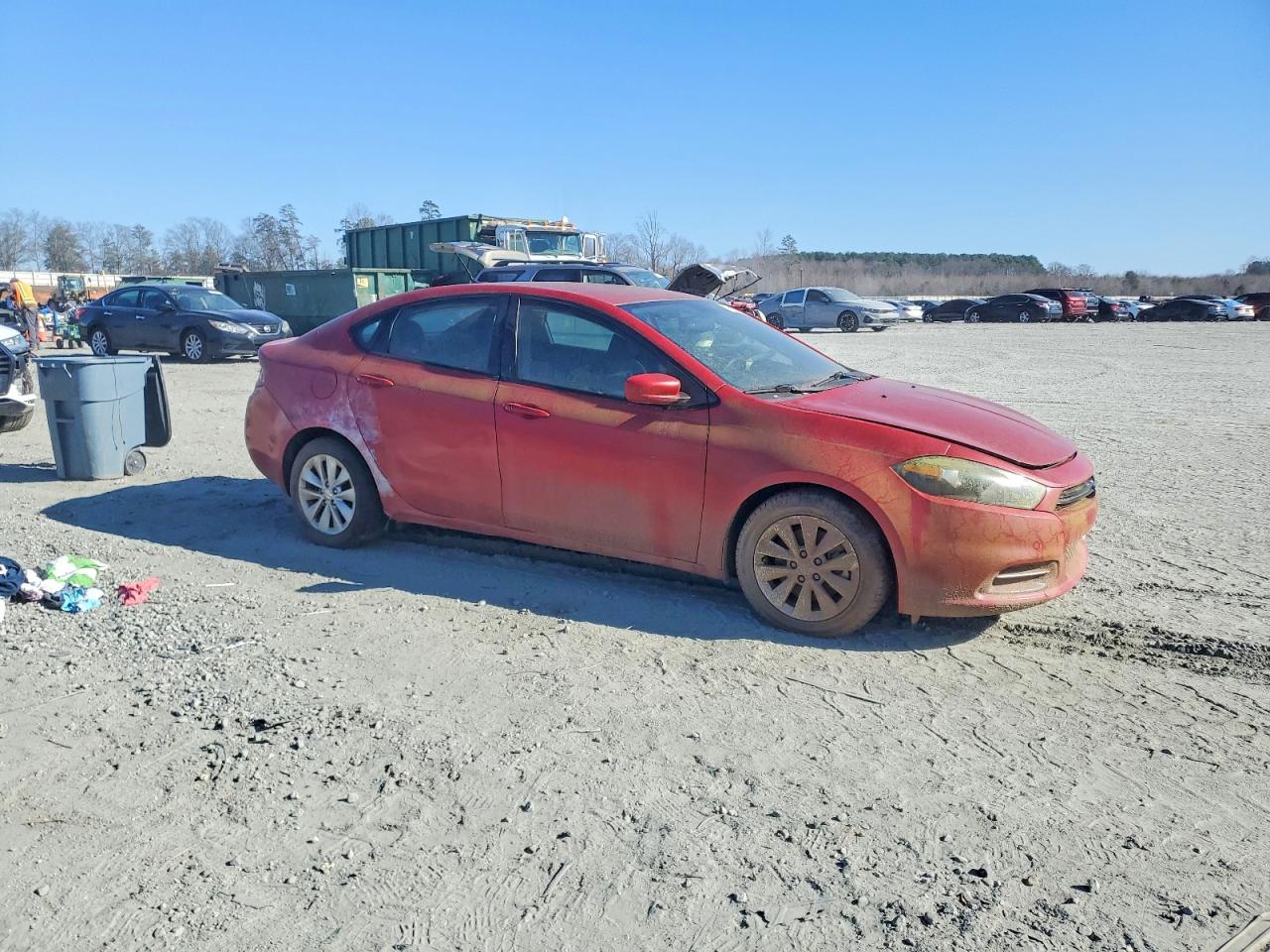 2014 Dodge Dart Sxt Red vin: 1C3CDFBB7ED903124