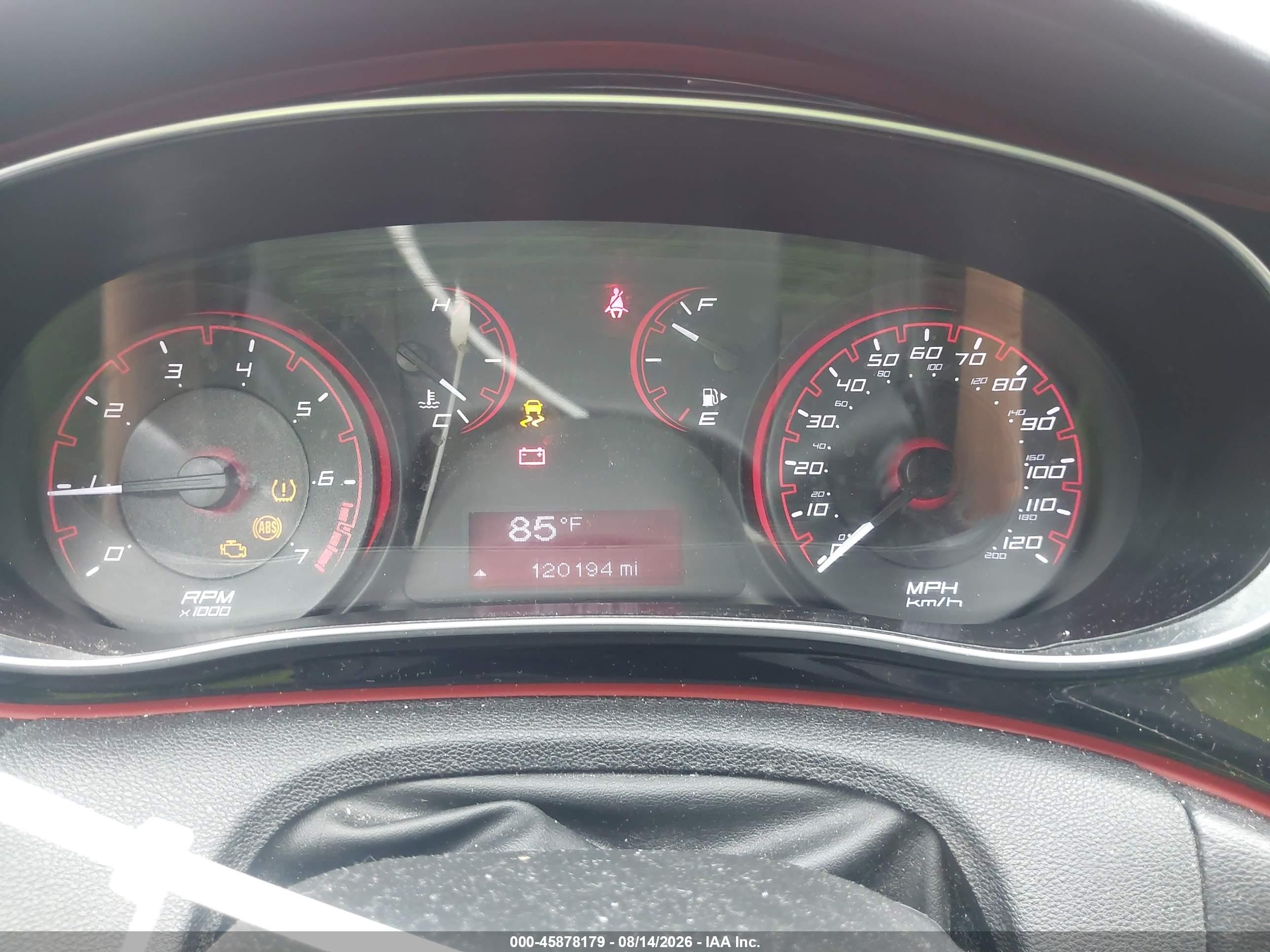 2014 Dodge Dart Sxt Red vin: 1C3CDFBB7ED919520