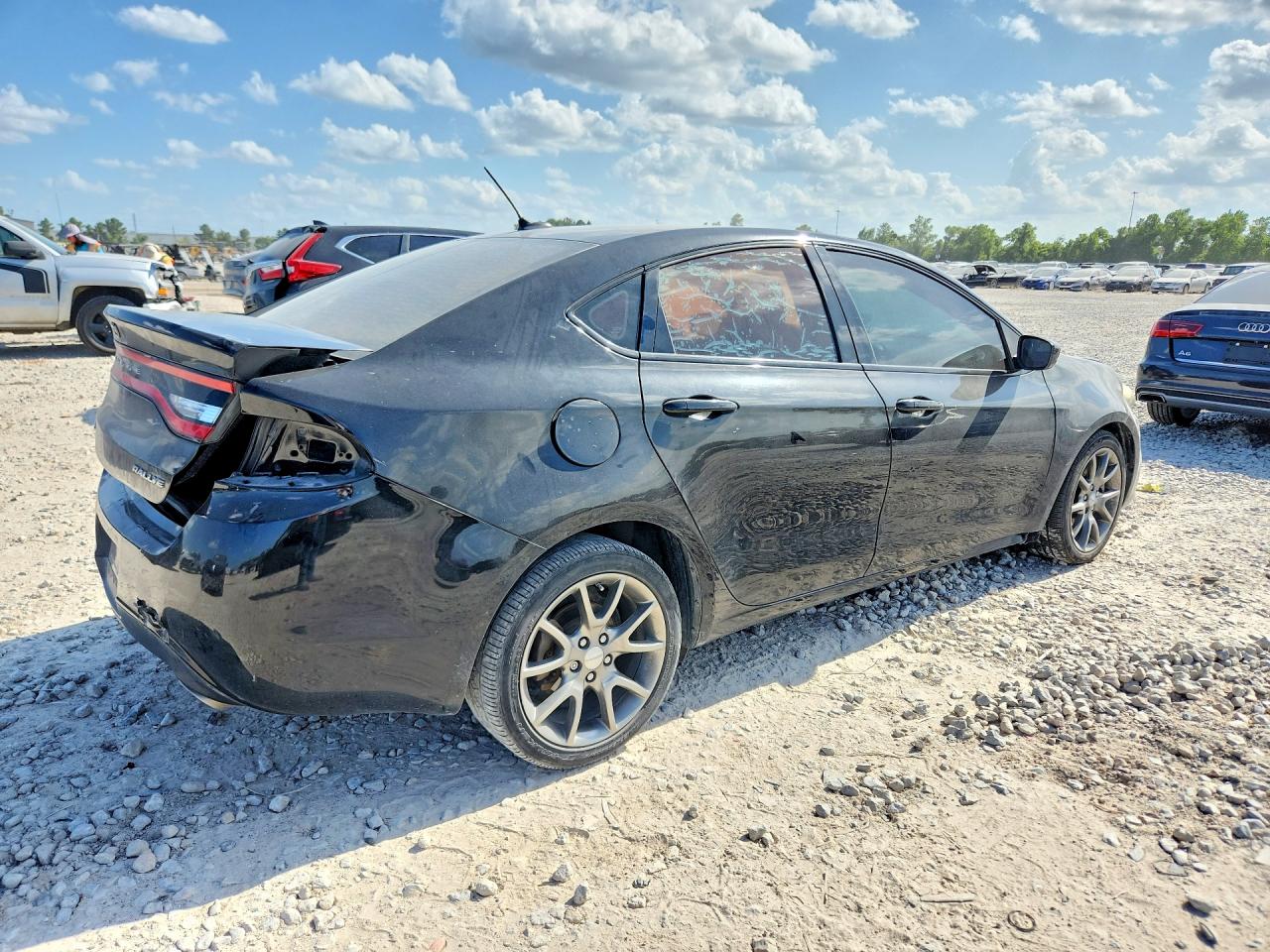 2015 Dodge Dart Sxt Black vin: 1C3CDFBB7FD119740