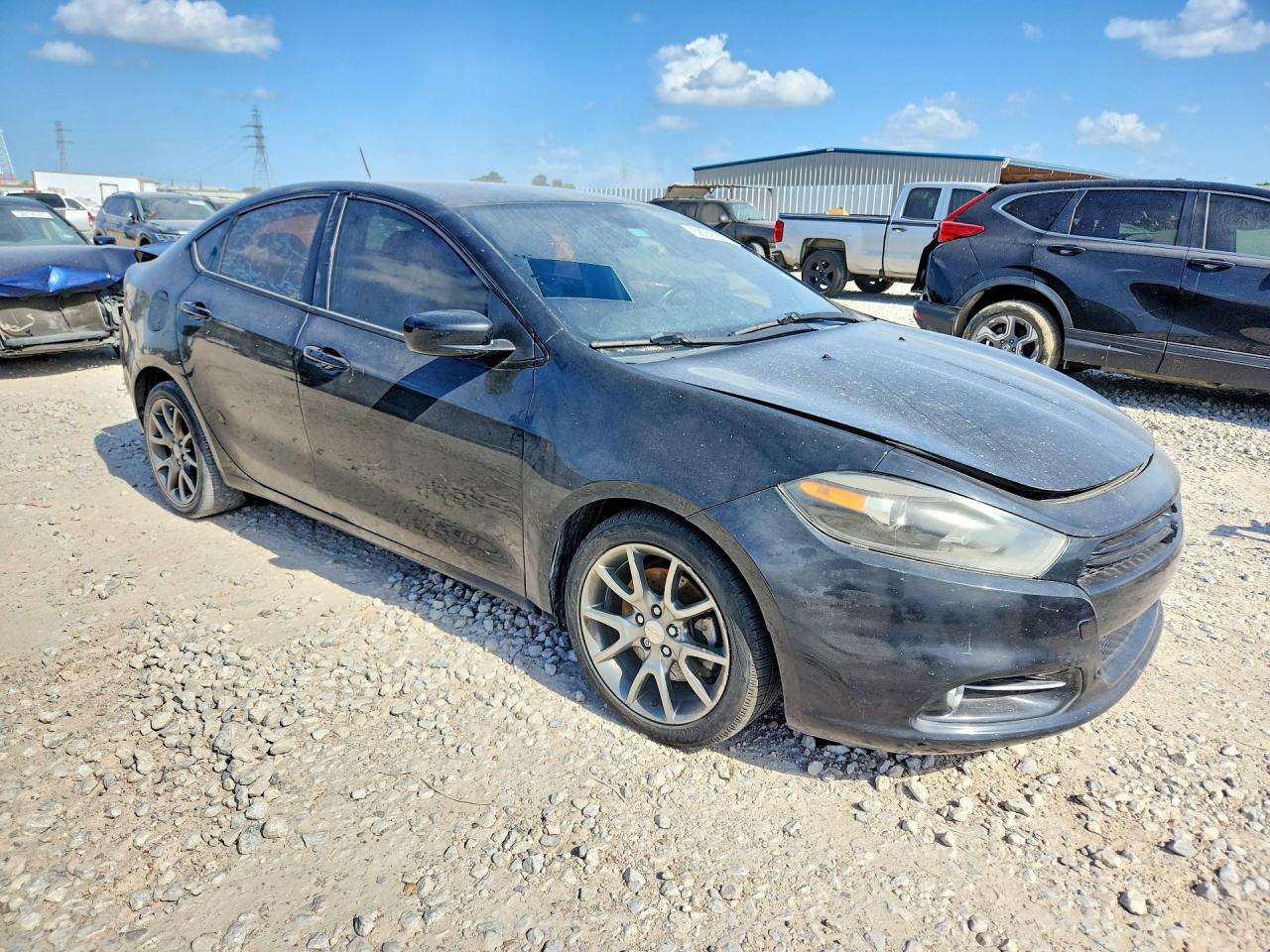2015 Dodge Dart Sxt Black vin: 1C3CDFBB7FD119740