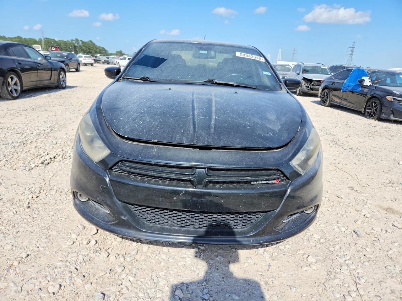 2015 Dodge Dart Sxt Black vin: 1C3CDFBB7FD119740